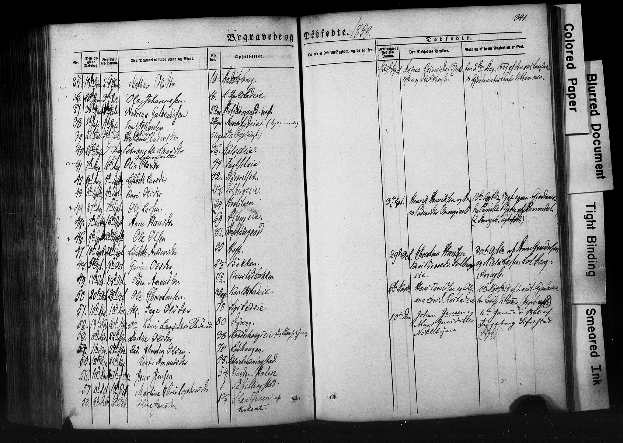 Løten prestekontor, AV/SAH-PREST-022/K/Ka/L0007: Ministerialbok nr. 7, 1850-1859, s. 341