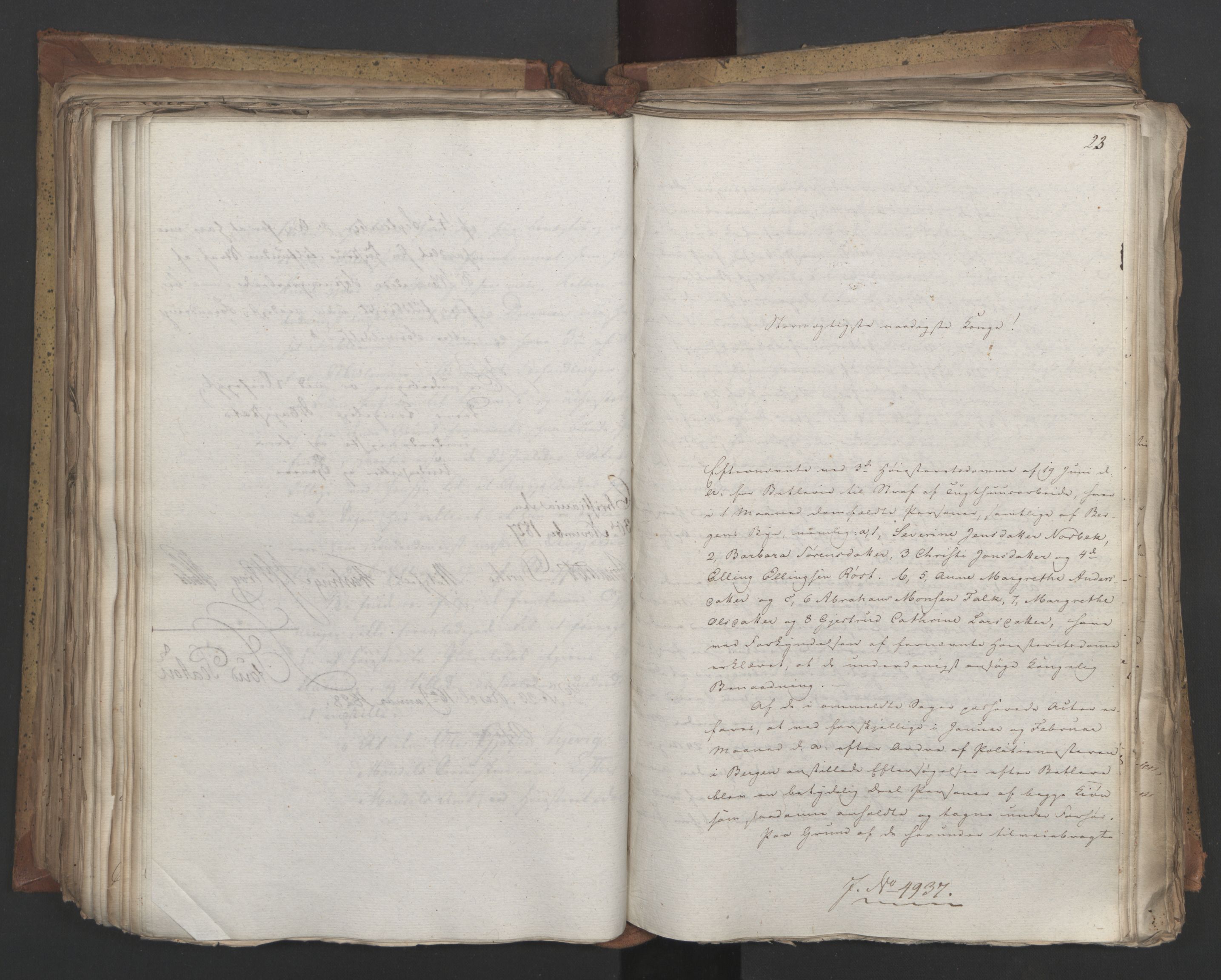 Statsrådsavdelingen i Stockholm, AV/RA-S-1003/D/Da/L0053: Regjeringsinnstillinger nr. 4800-5017, 1827, s. 400