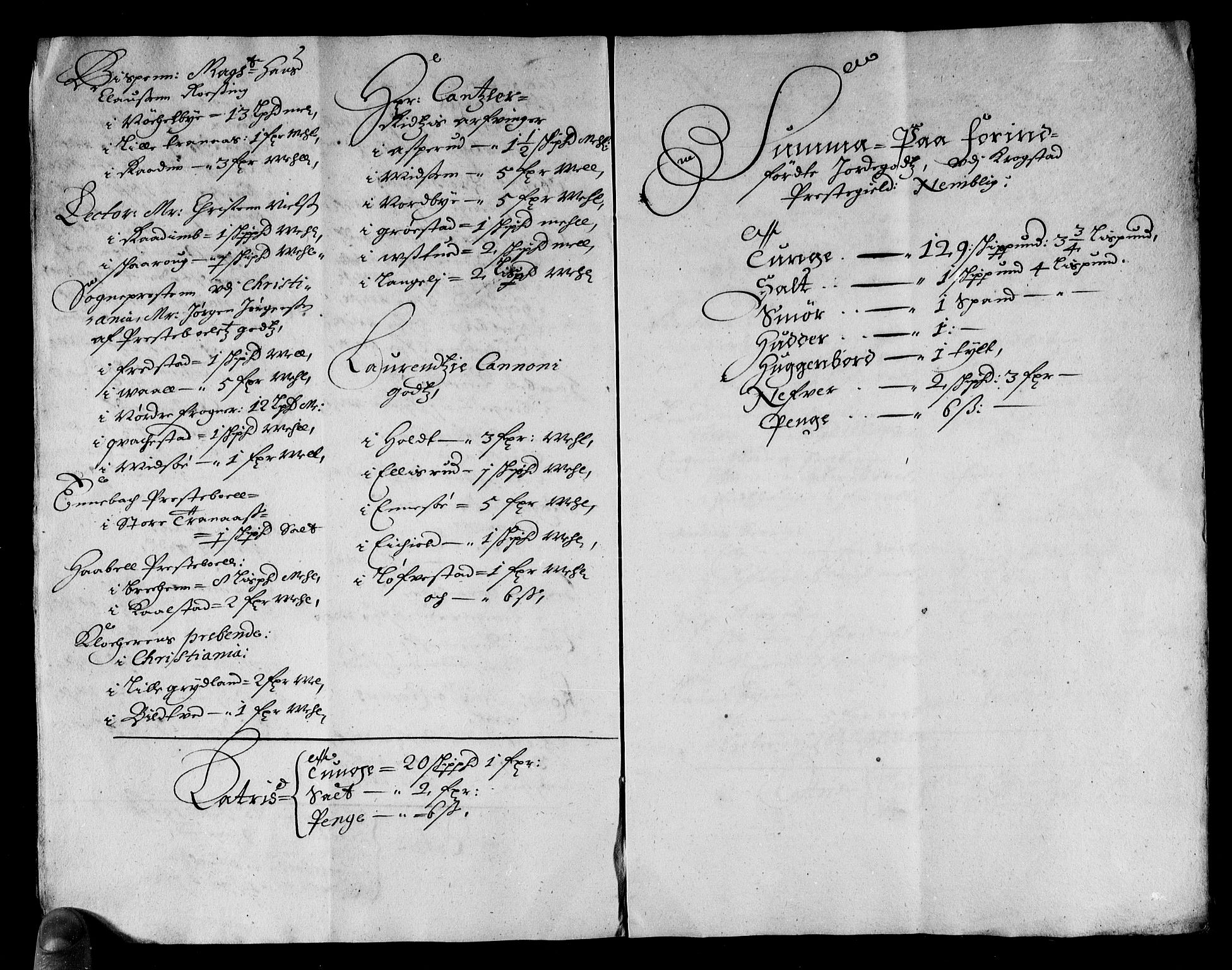 Rentekammeret inntil 1814, Reviderte regnskaper, Stiftamtstueregnskaper, Landkommissariatet på Akershus og Akershus stiftamt, AV/RA-EA-5869/R/Rb/L0138: Akershus stiftamt, 1675-1677