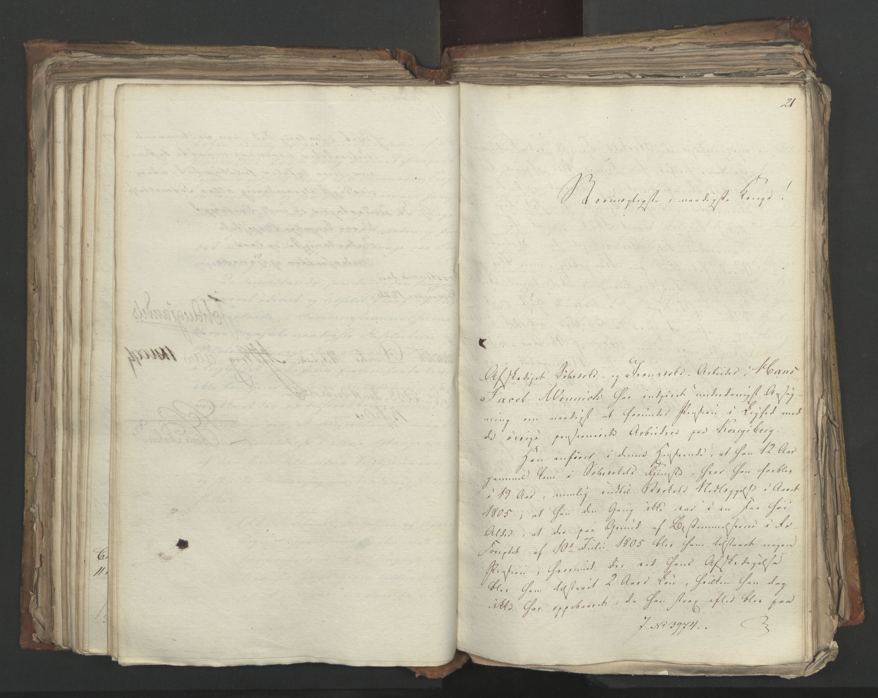 Statsrådsavdelingen i Stockholm, AV/RA-S-1003/D/Da/L0049: Regjeringsinnstillinger nr. 3860-4086, 1826, s. 285