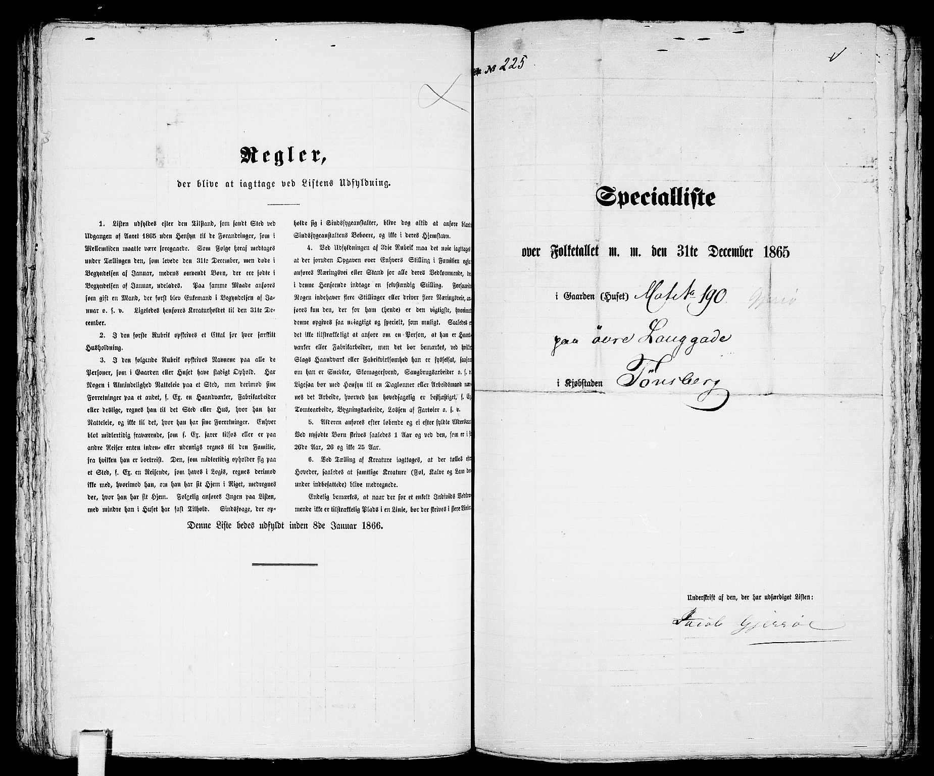 RA, Folketelling 1865 for 0705P Tønsberg prestegjeld, 1865, s. 487