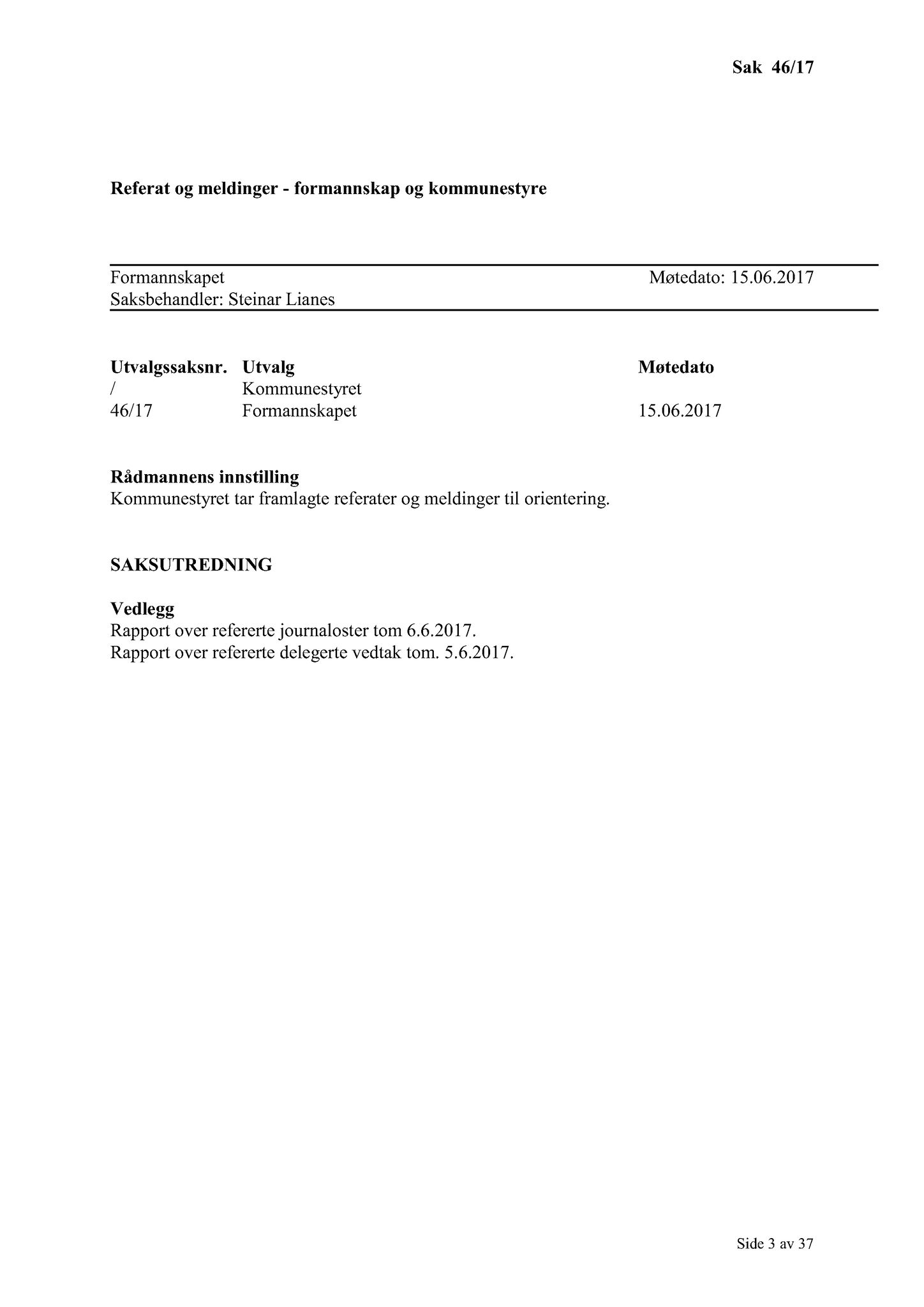 Klæbu Kommune, TRKO/KK/02-FS/L010: Formannsskapet - Møtedokumenter, 2017, s. 1431