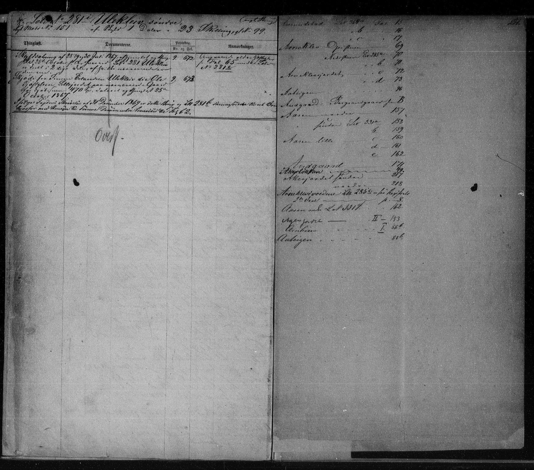 Nord-Gudbrandsdal tingrett, SAH/TING-002/H/Ha/Hac/L0004: Panteregister nr. 4, 1863-1950, s. 251