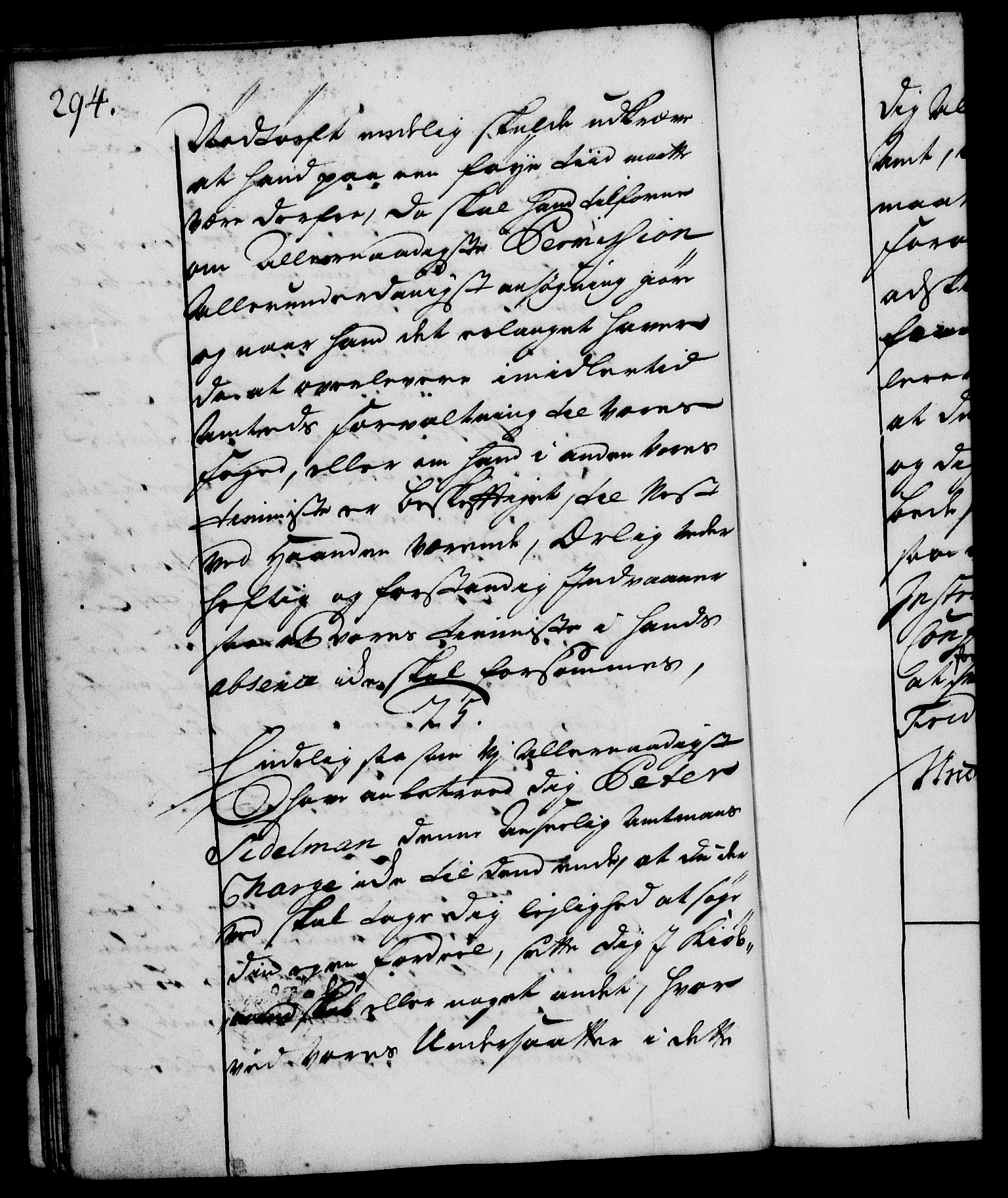 Rentekammeret, Kammerkanselliet, RA/EA-3111/G/Gg/Ggi/L0001: Norsk instruksjonsprotokoll med register (merket RK 53.34), 1720-1729, s. 294