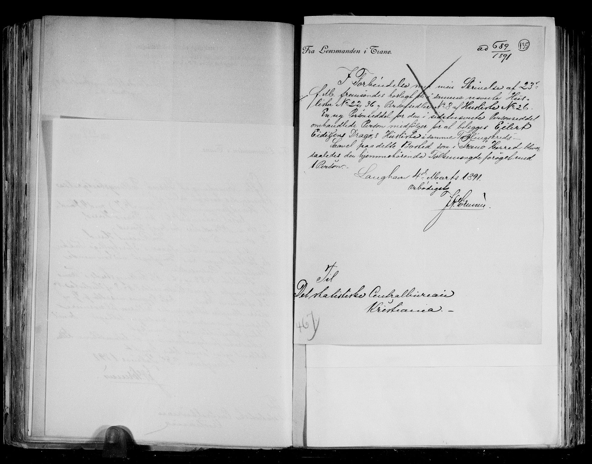 RA, Folketelling 1891 for 1927 Tranøy herred, 1891, s. 5