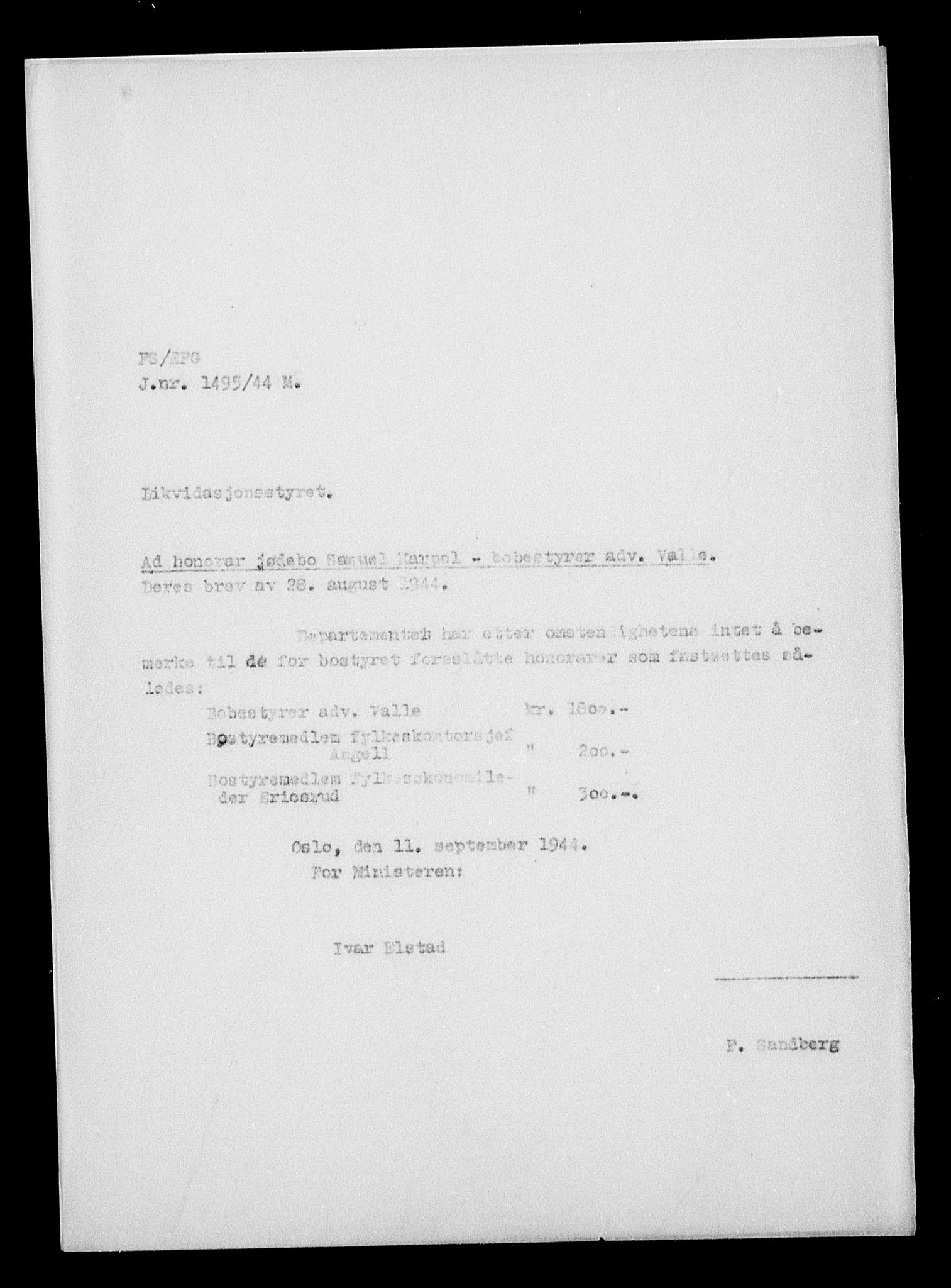 Justisdepartementet, Tilbakeføringskontoret for inndratte formuer, AV/RA-S-1564/H/Hc/Hcc/L0949: --, 1945-1947, s. 715