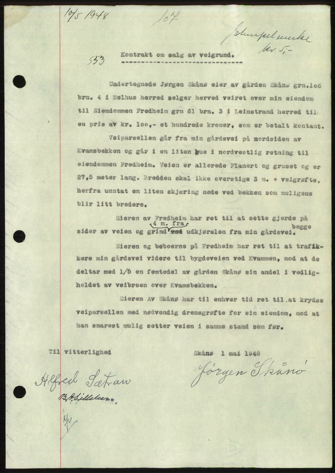 Gauldal sorenskriveri, SAT/A-0014/1/2/2C: Pantebok nr. A5, 1947-1948, Dagboknr: 553/1948