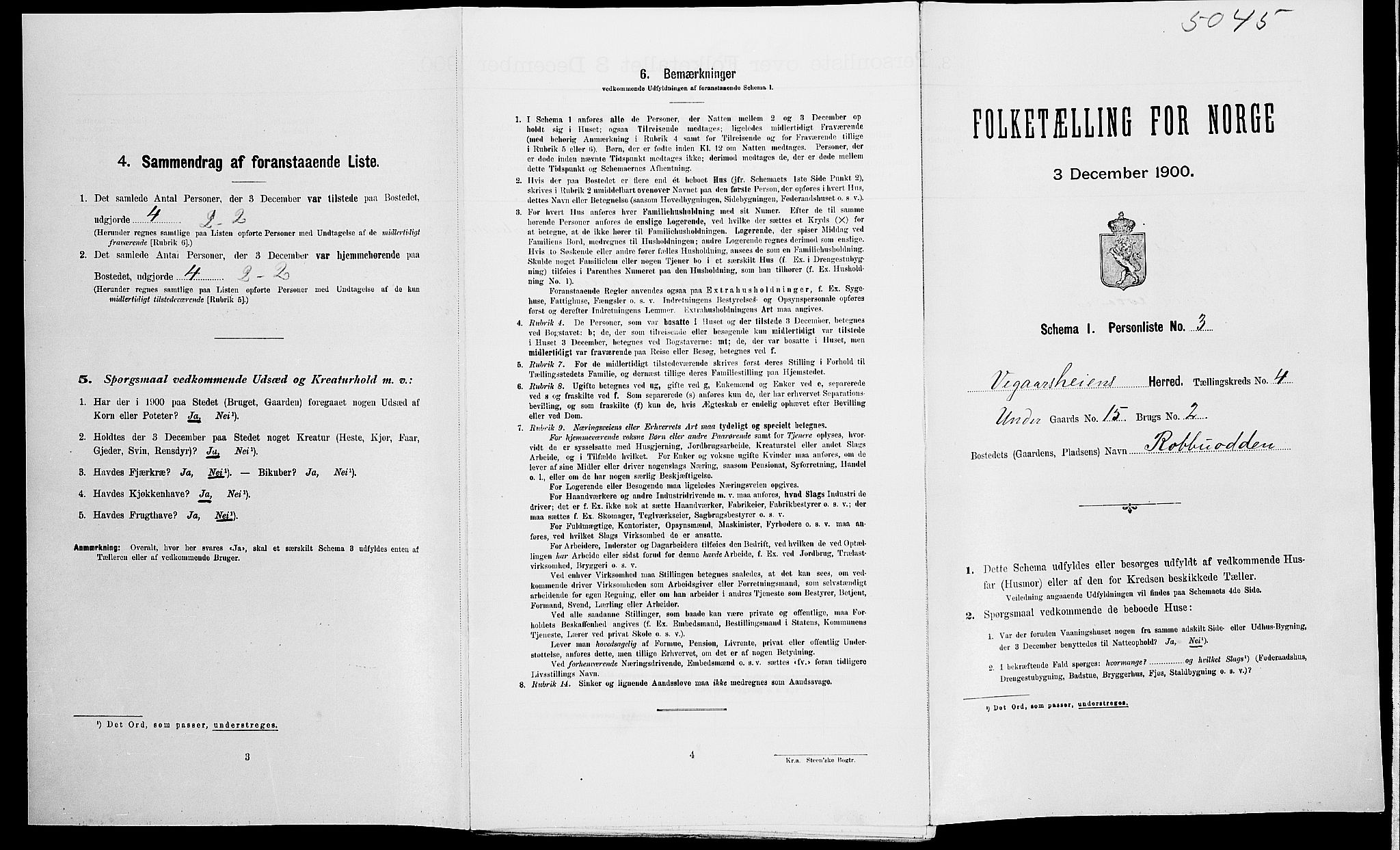 SAK, Folketelling 1900 for 0912 Vegårshei herred, 1900, s. 241