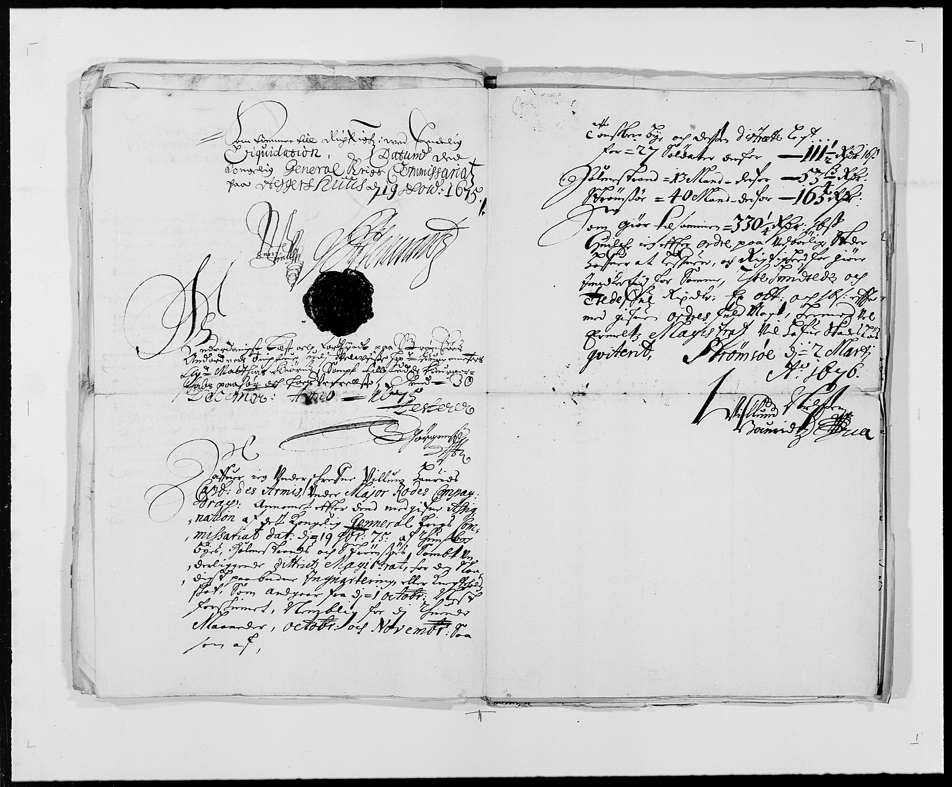 Rentekammeret inntil 1814, Reviderte regnskaper, Byregnskaper, AV/RA-EA-4066/R/Rh/L0158: [H1] Kontribusjonsregnskap, 1664-1692, s. 135