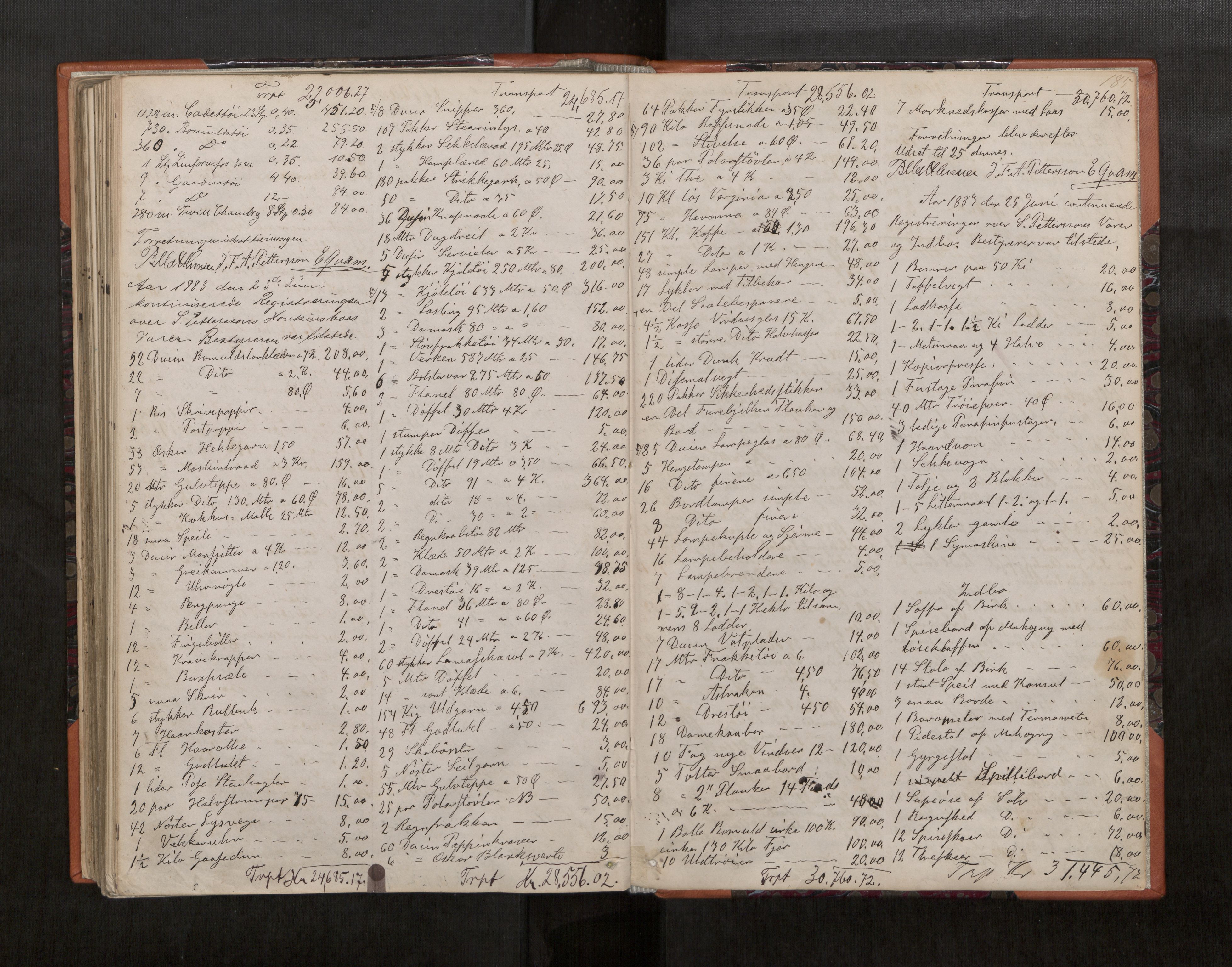 Molde byfogd, AV/SAT-A-0025/3/3C/L0002: Skifteregistreringsprotokoll, 1867-1883, s. 185