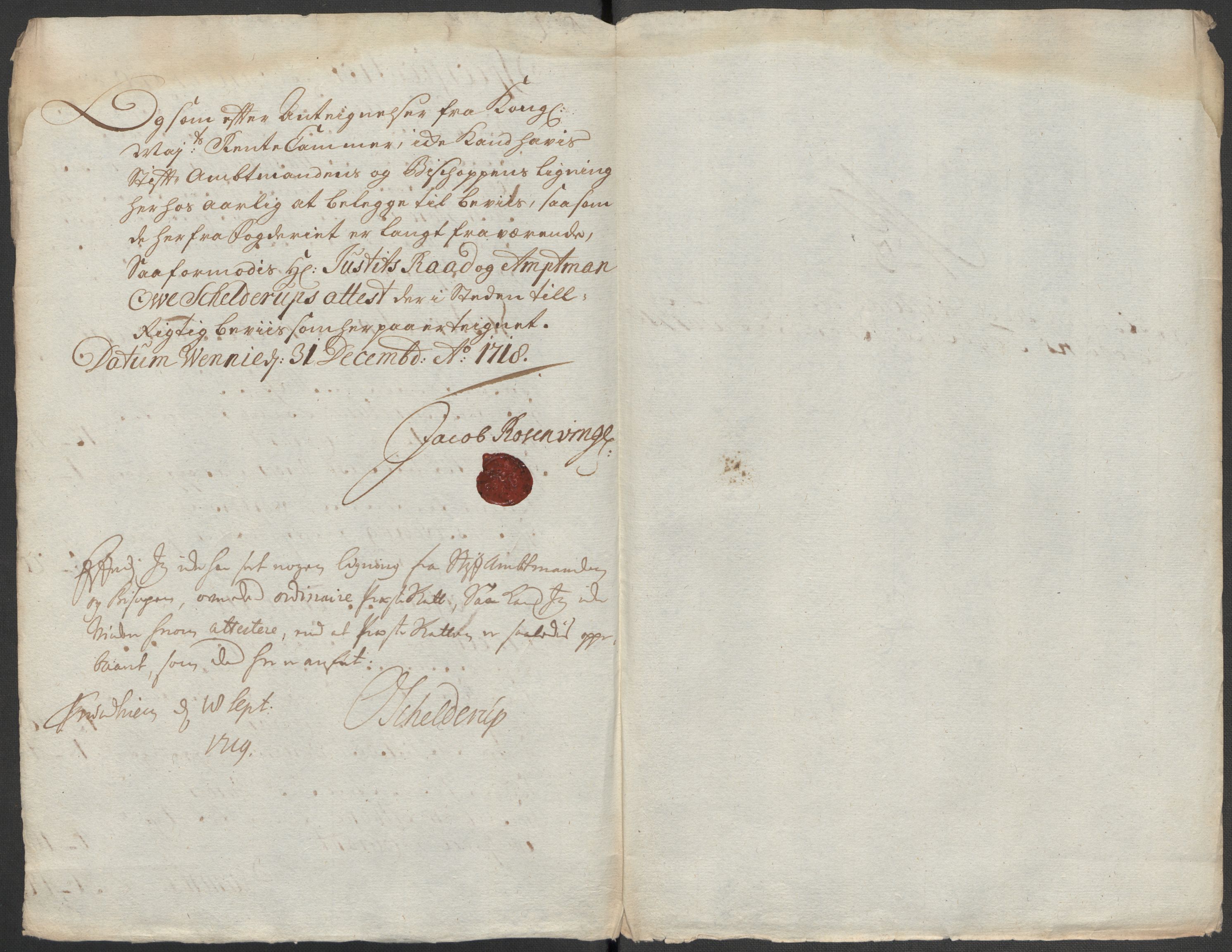 Rentekammeret inntil 1814, Reviderte regnskaper, Fogderegnskap, RA/EA-4092/R67/L4684: Fogderegnskap Vesterålen, Andenes og Lofoten, 1718, s. 119