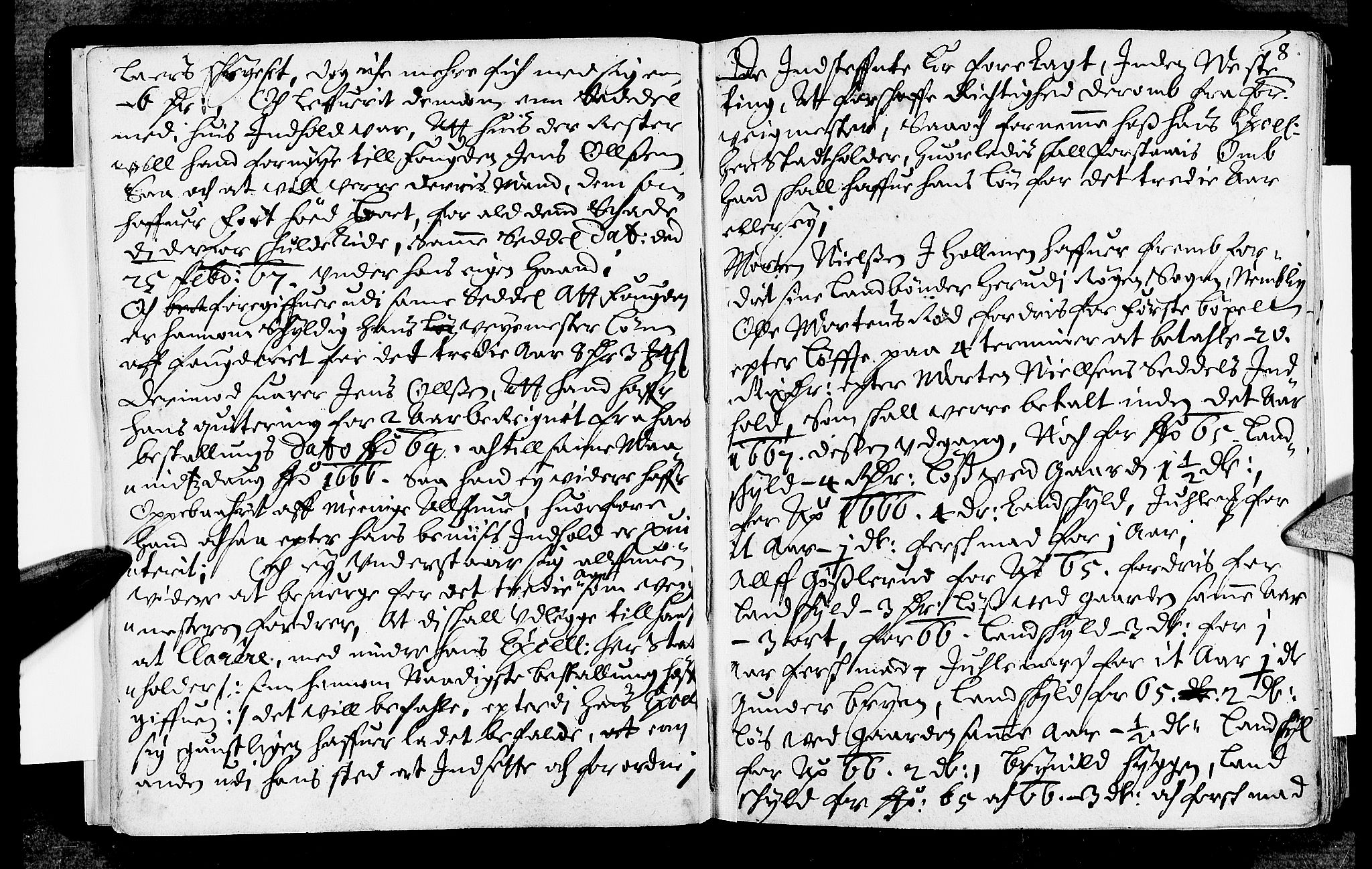 Lier, Røyken og Hurum sorenskriveri, AV/SAKO-A-89/F/Fa/L0008: Tingbok, 1667, s. 8