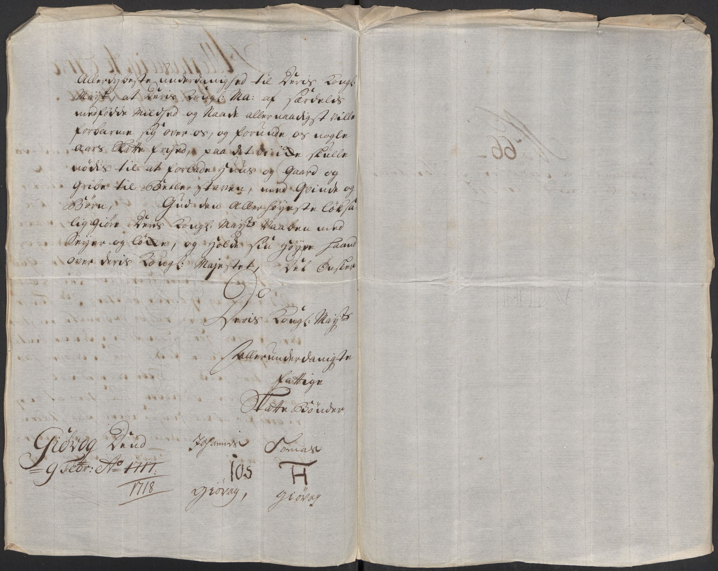 Rentekammeret inntil 1814, Reviderte regnskaper, Fogderegnskap, AV/RA-EA-4092/R48/L2996: Fogderegnskap Sunnhordland og Hardanger, 1718, s. 66