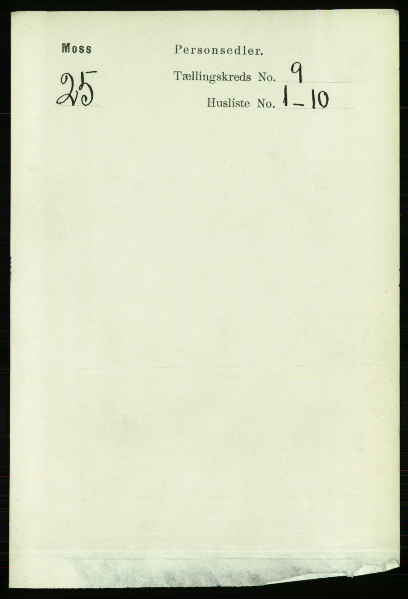 RA, Folketelling 1891 for 0104 Moss kjøpstad, 1891, s. 5111