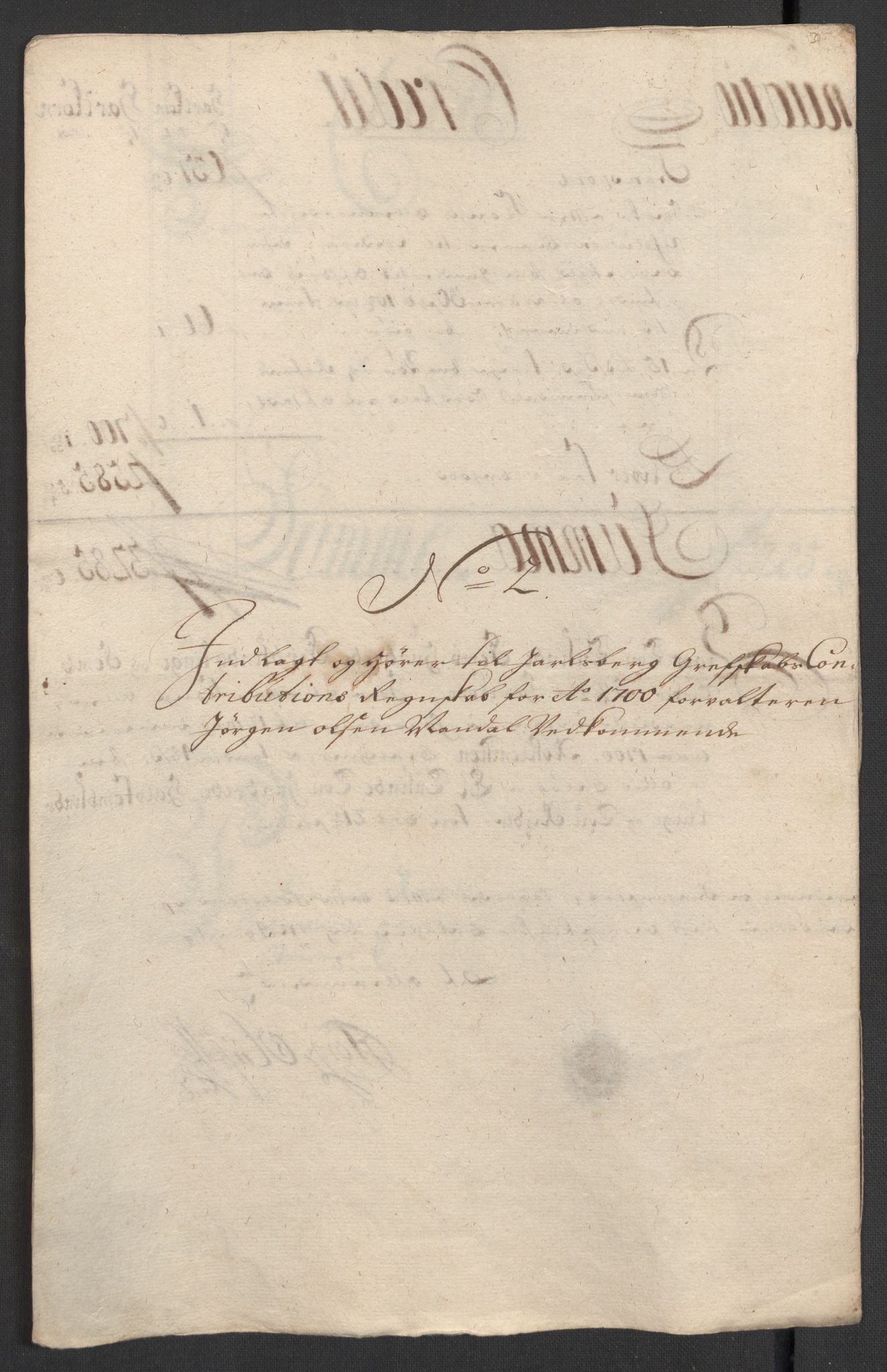 Rentekammeret inntil 1814, Reviderte regnskaper, Fogderegnskap, RA/EA-4092/R32/L1869: Fogderegnskap Jarlsberg grevskap, 1700-1701, s. 25