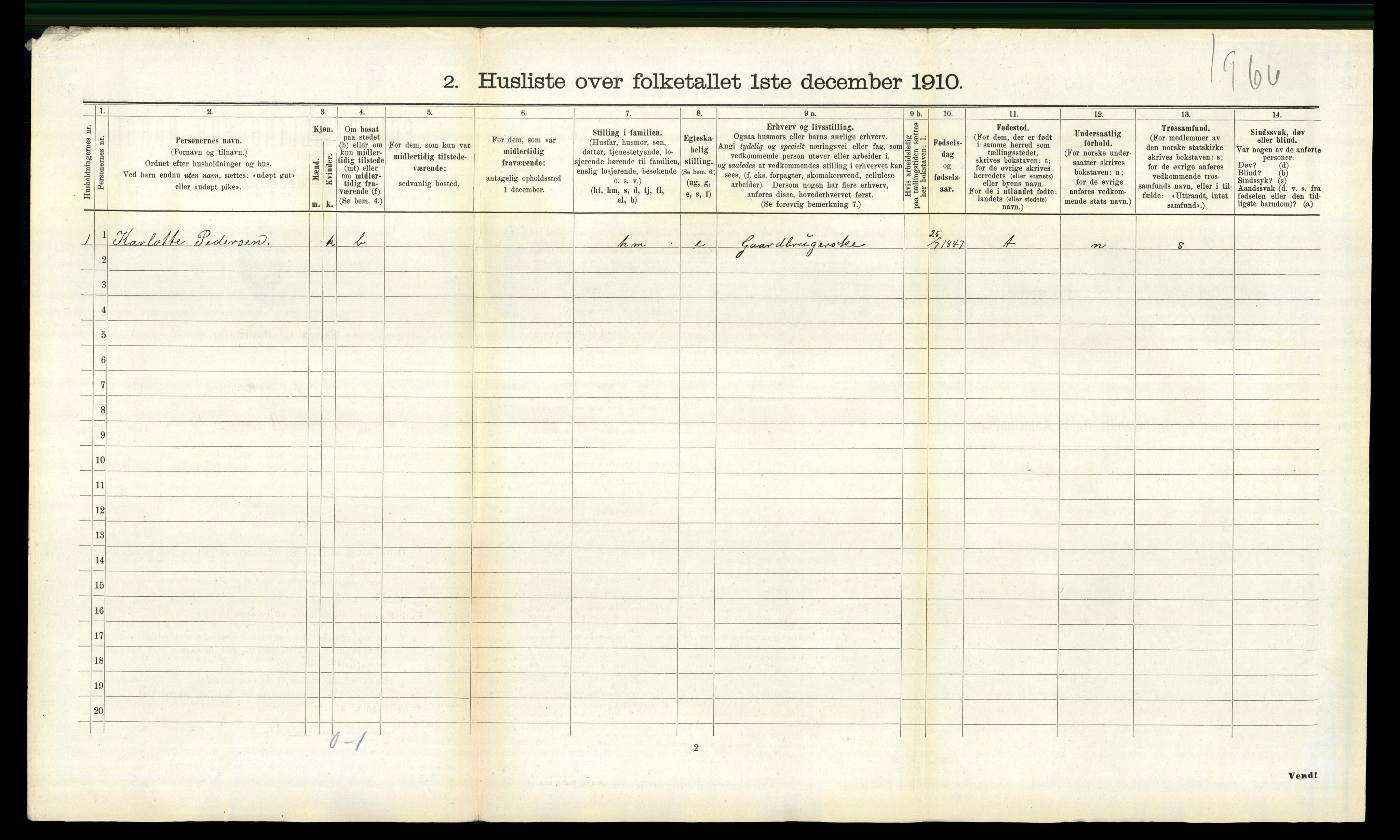 RA, Folketelling 1910 for 1019 Halse og Harkmark herred, 1910, s. 1353