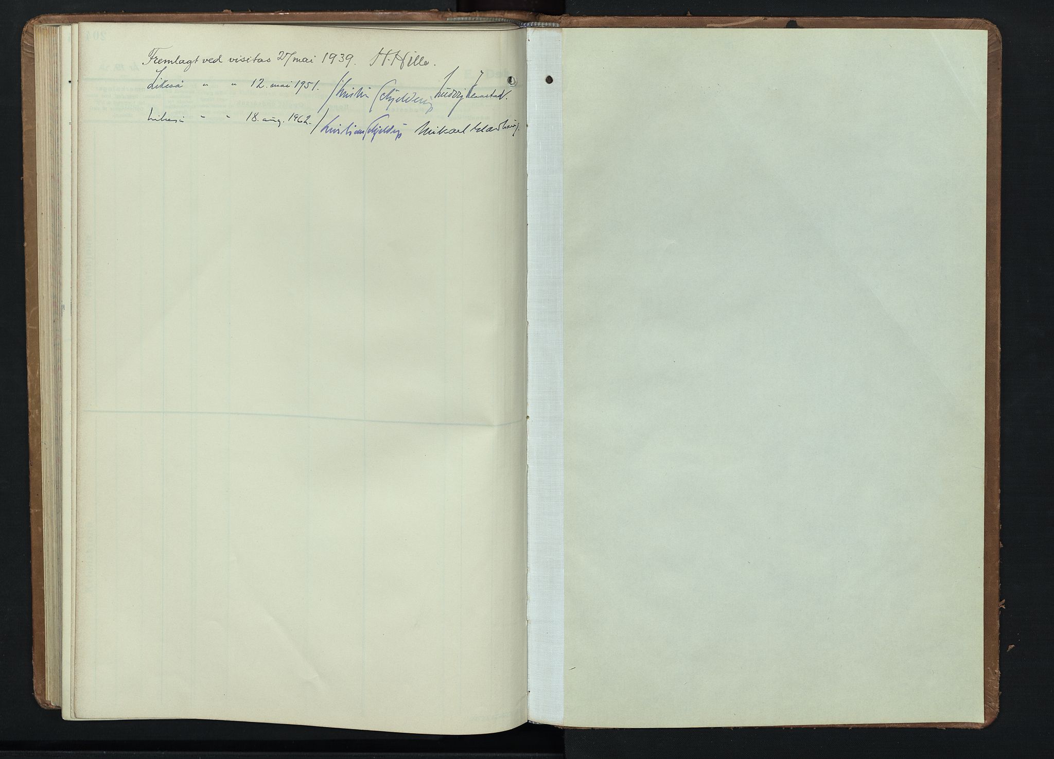 Nordre Land prestekontor, AV/SAH-PREST-124/H/Ha/Hab/L0004: Klokkerbok nr. 4, 1935-1954