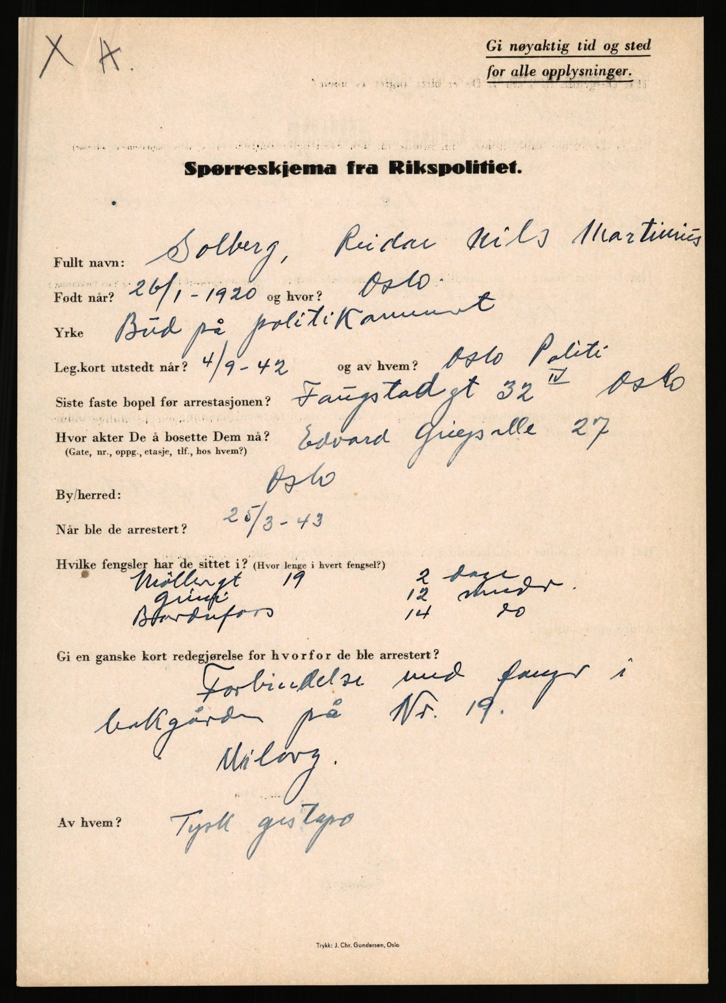 Rikspolitisjefen, AV/RA-S-1560/L/L0015: Scharff, Carlo Max - Stephensen, Gudrun, 1940-1945, s. 802