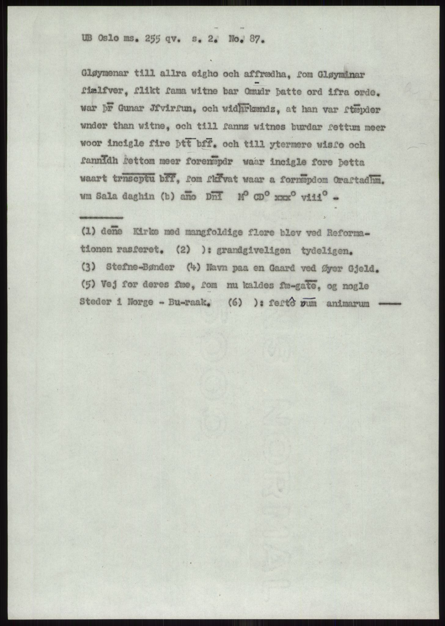 Samlinger til kildeutgivelse, Diplomavskriftsamlingen, AV/RA-EA-4053/H/Ha, s. 455