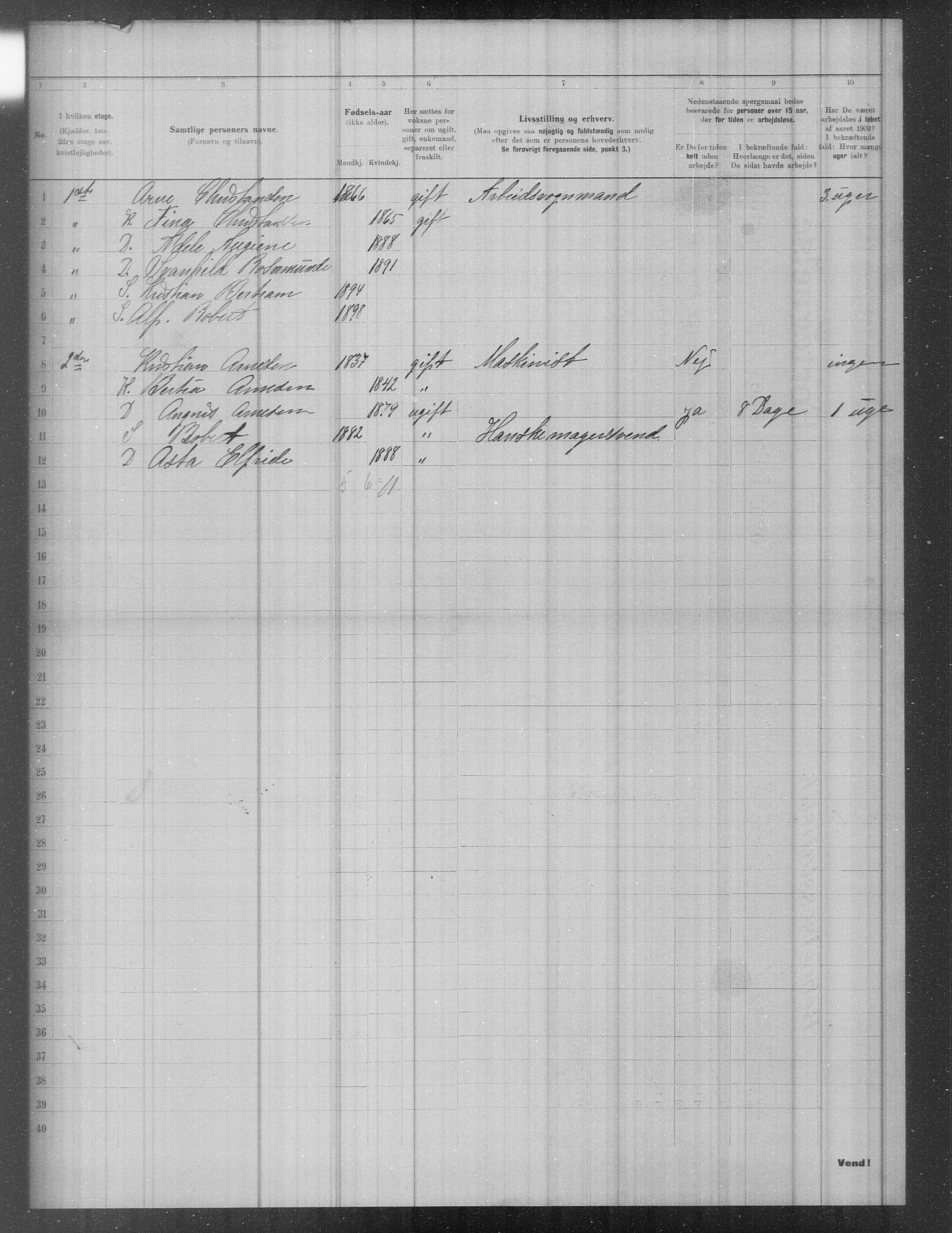 OBA, Kommunal folketelling 31.12.1902 for Kristiania kjøpstad, 1902, s. 823