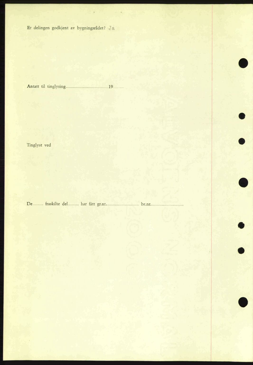 Moss sorenskriveri, SAO/A-10168: Pantebok nr. A9, 1941-1942, Dagboknr: 2288/1941