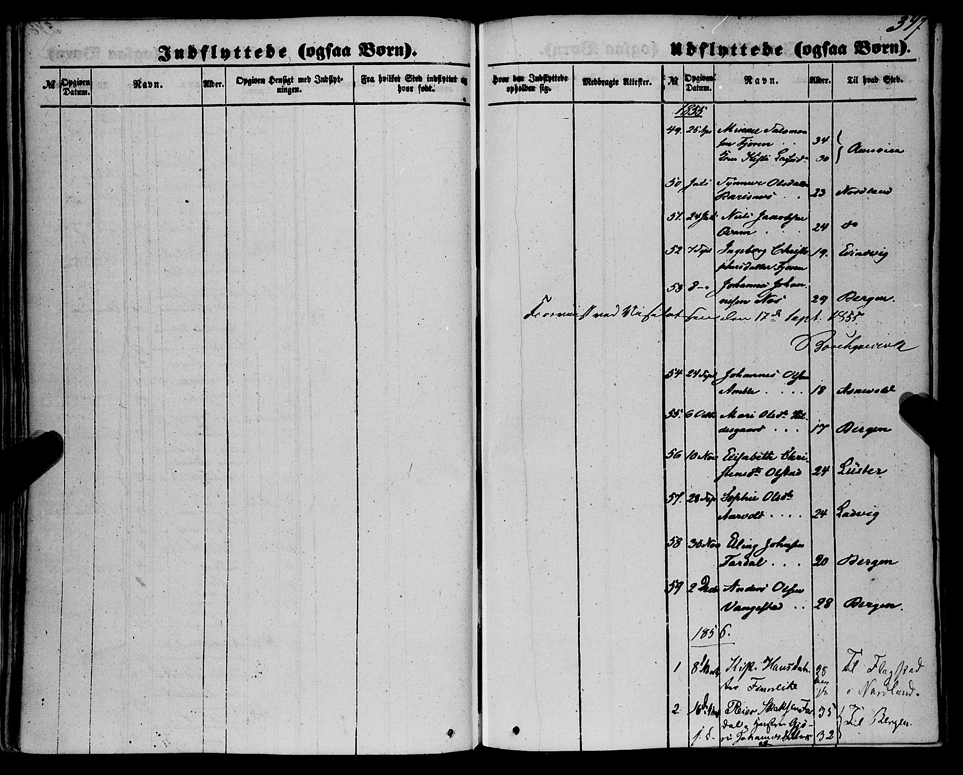 Sogndal sokneprestembete, SAB/A-81301/H/Haa/Haaa/L0012II: Ministerialbok nr. A 12II, 1847-1877, s. 347