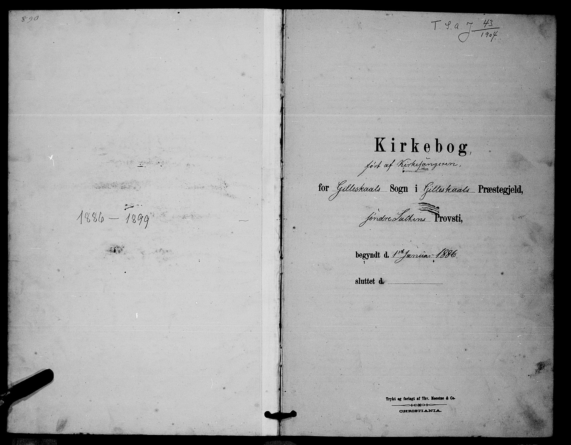 Ministerialprotokoller, klokkerbøker og fødselsregistre - Nordland, AV/SAT-A-1459/805/L0108: Klokkerbok nr. 805C04, 1885-1899