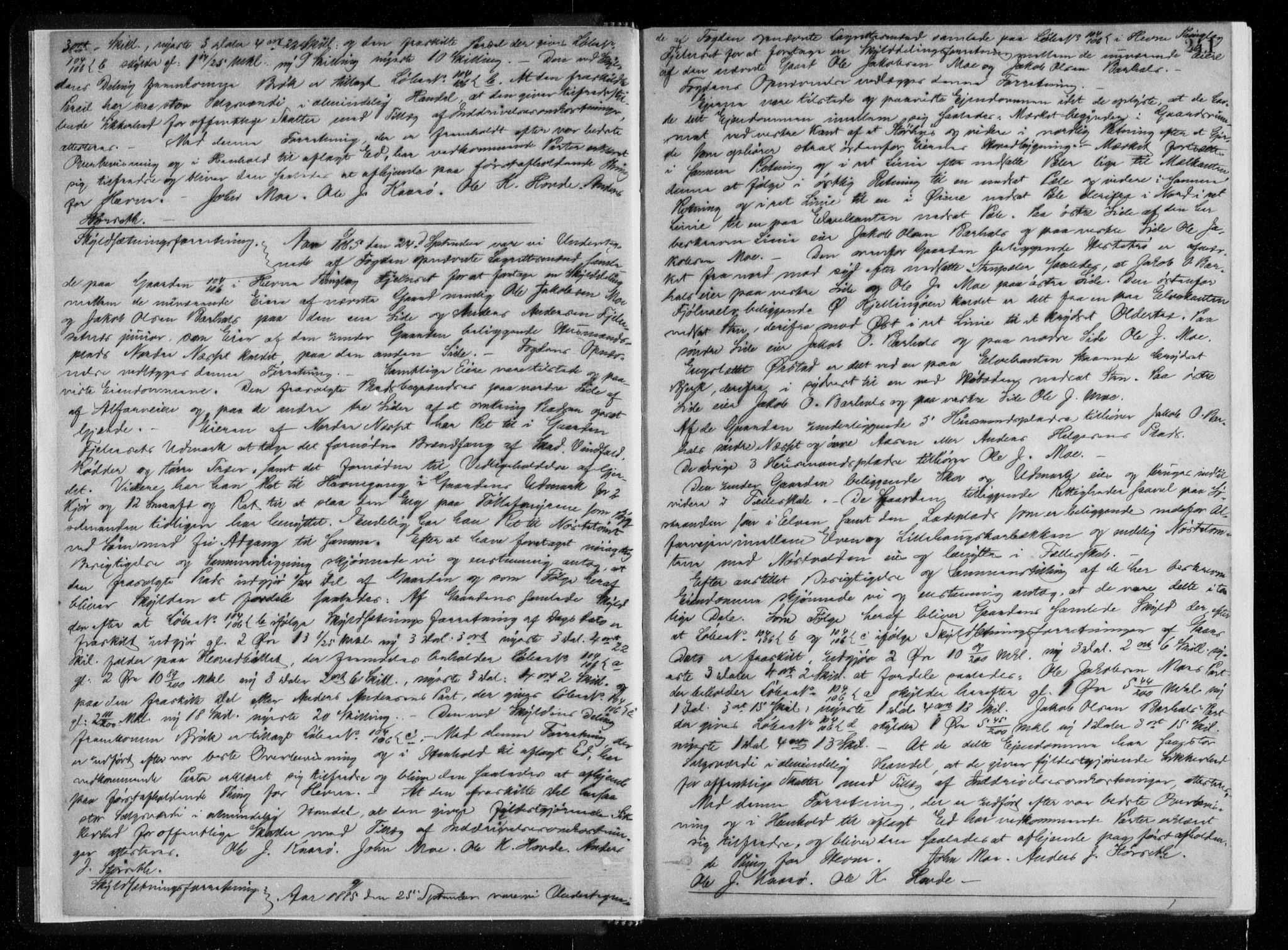 Fosen sorenskriveri, AV/SAT-A-1107/1/2/2C/L0028: Pantebok nr. 19 II, 1884-1886, s. 241