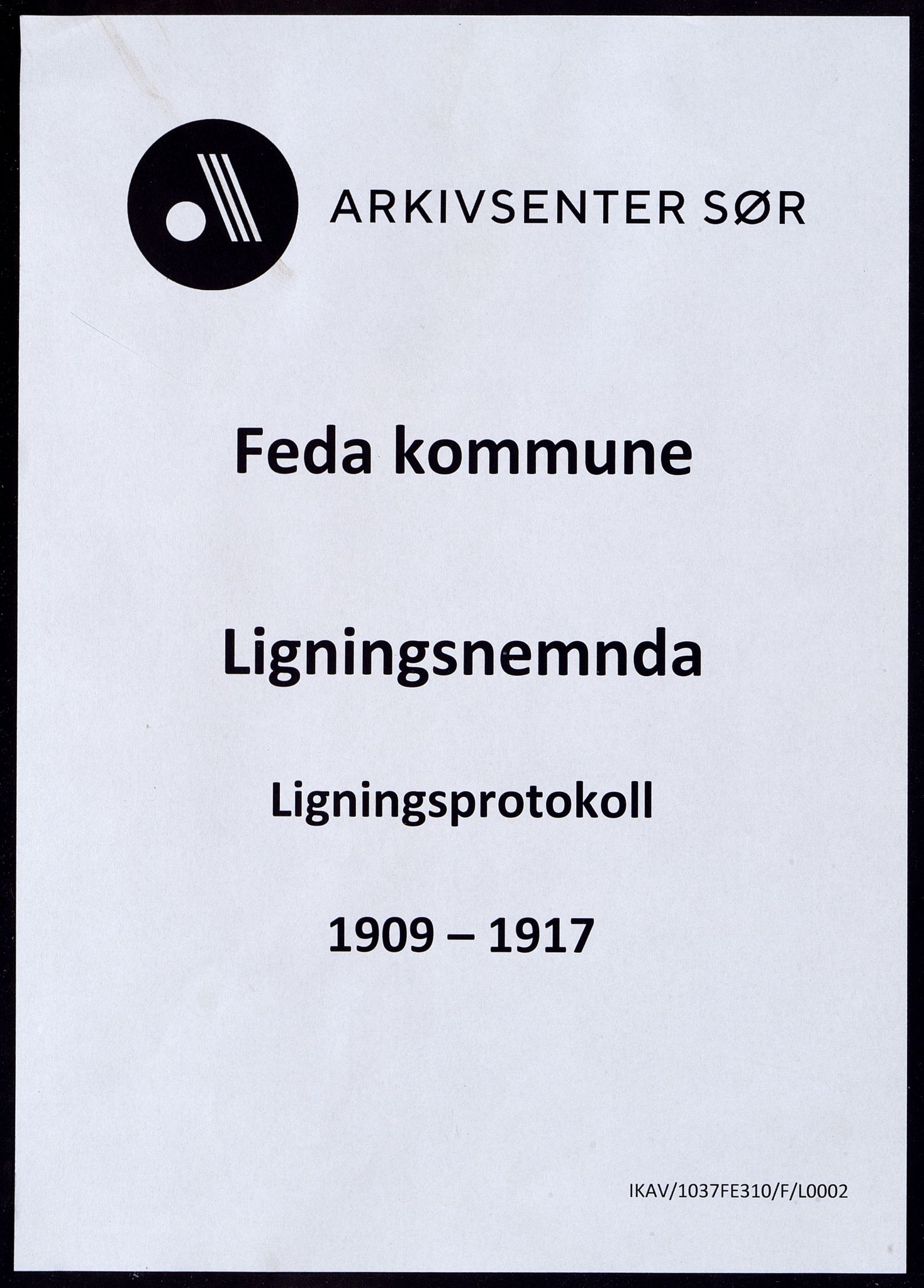 Feda kommune - Ligningsnemnda, ARKSOR/1037FE310/F/L0002: Ligningsprotokoll, 1909-1917