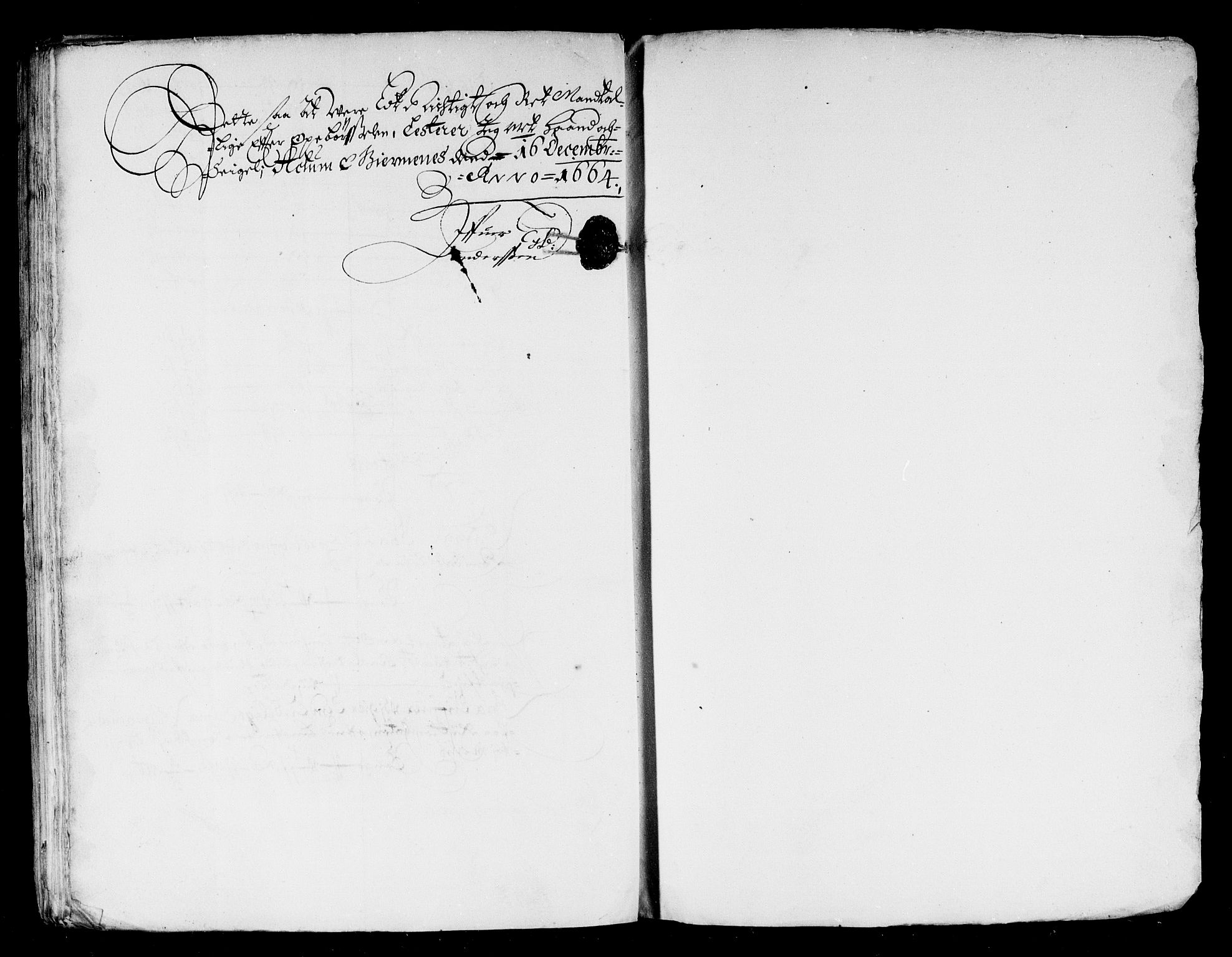 Rentekammeret inntil 1814, Reviderte regnskaper, Stiftamtstueregnskaper, Trondheim stiftamt og Nordland amt, AV/RA-EA-6044/R/Rd/L0010: Trondheim stiftamt, 1664