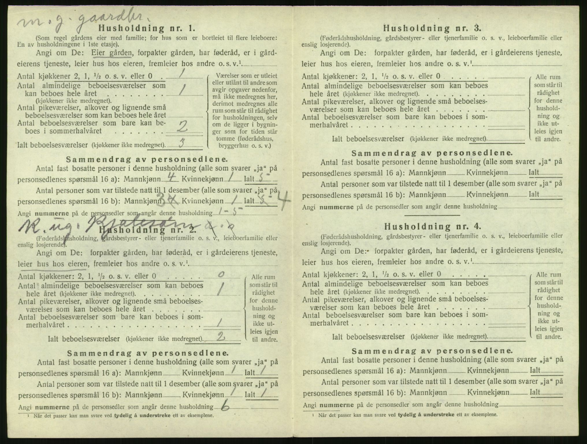 SAT, Folketelling 1920 for 1530 Vatne herred, 1920, s. 349