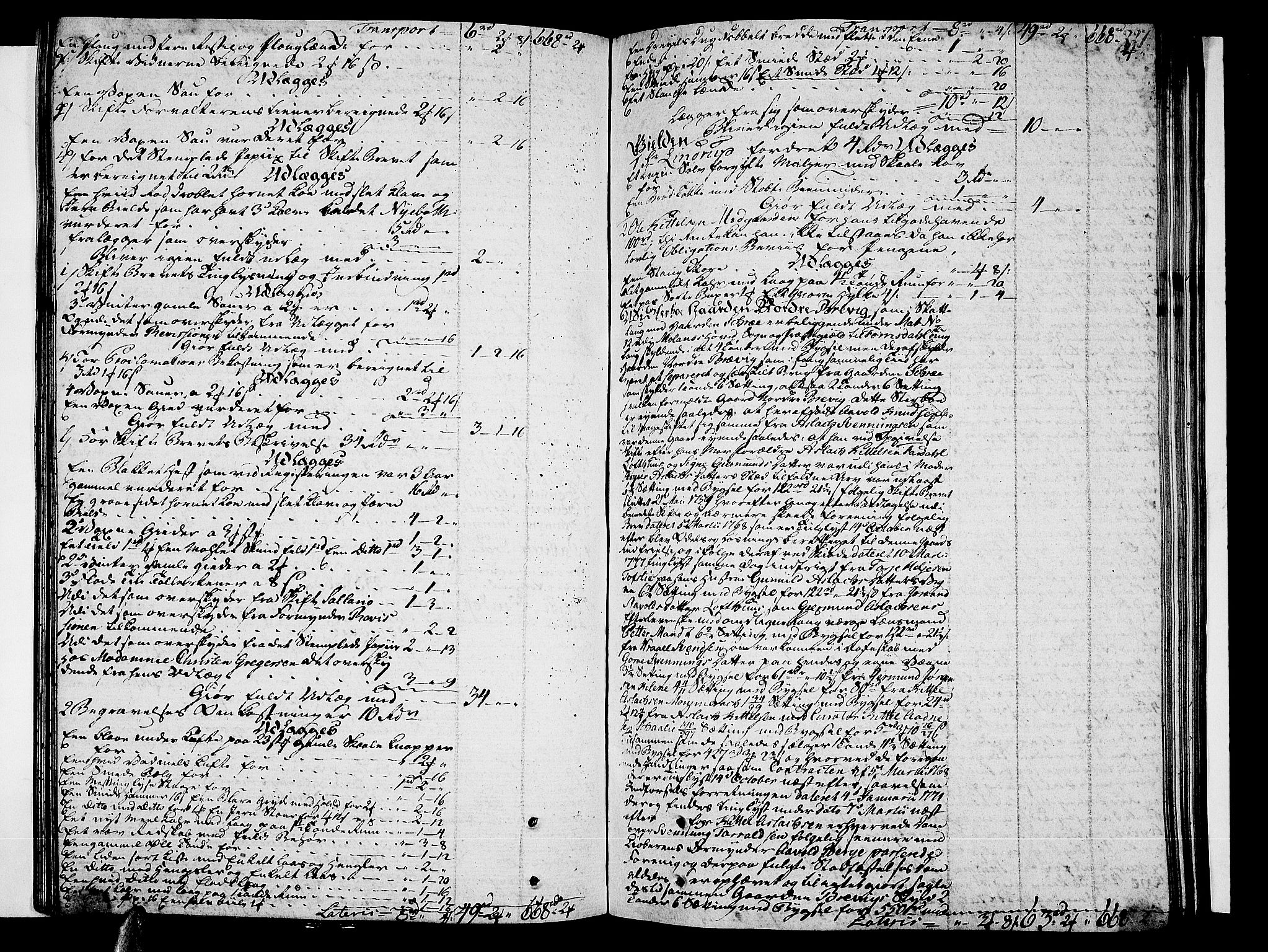 Vest-Telemark sorenskriveri, AV/SAKO-A-134/H/Ha/Haa/L0016a: Skifteprotokoll, 1794-1798, s. 226b-227a