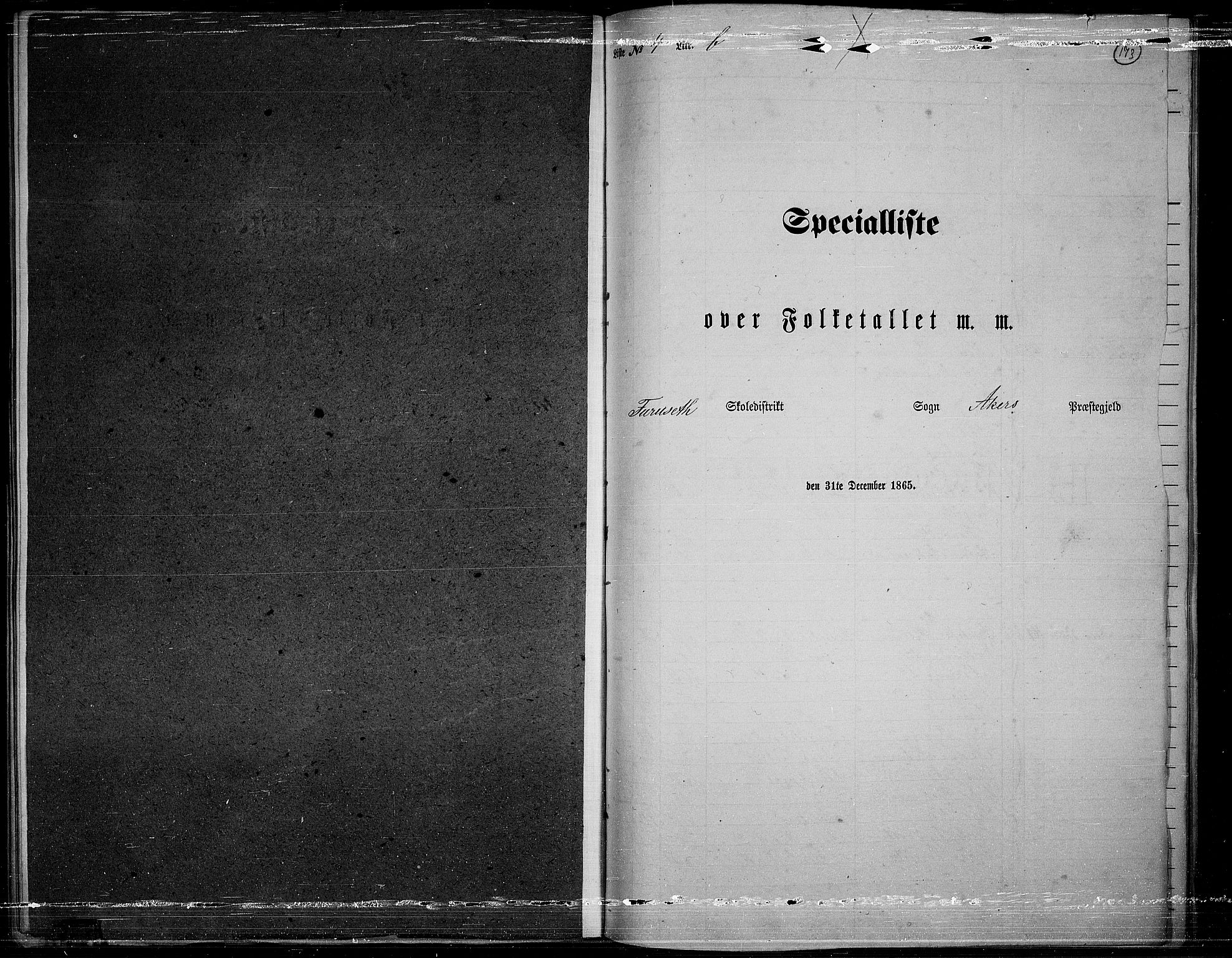 RA, Folketelling 1865 for 0218bP Østre Aker prestegjeld, 1865, s. 162