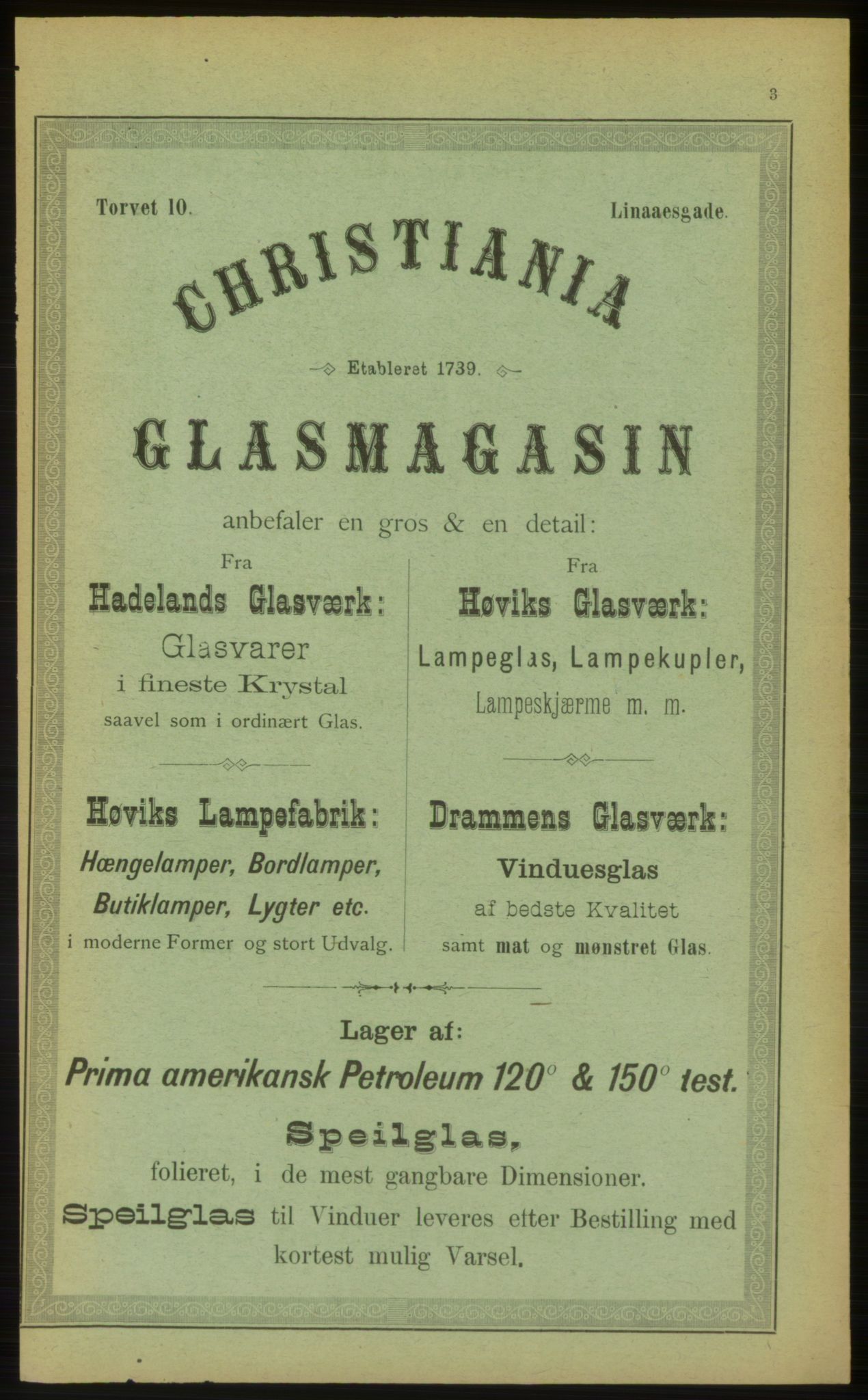 Kristiania/Oslo adressebok, PUBL/-, 1898, s. 3