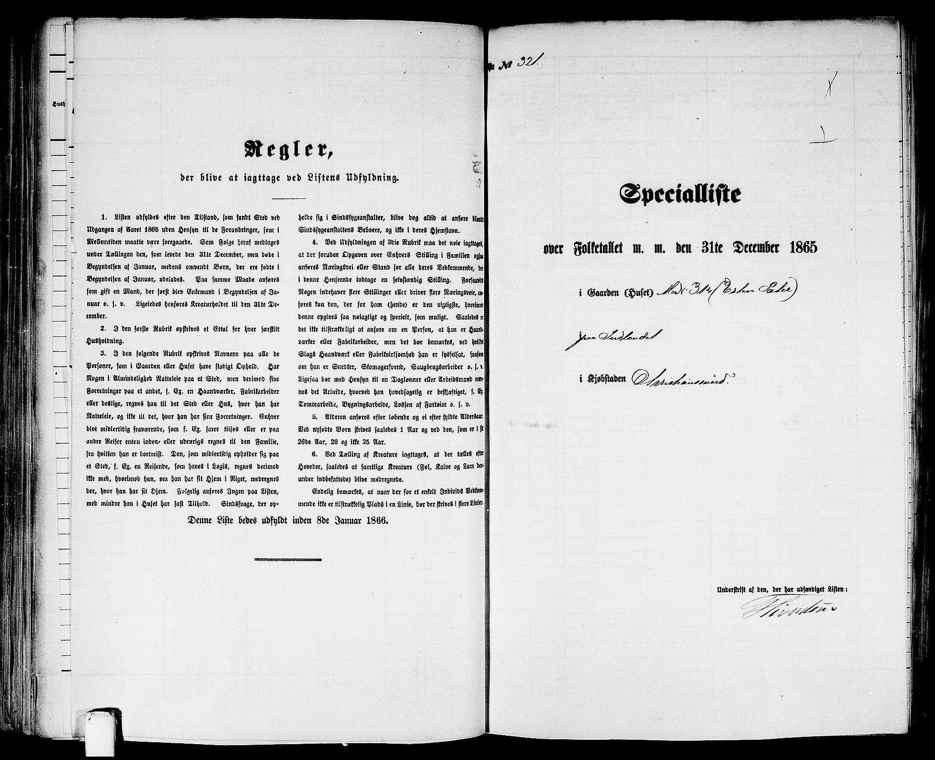 RA, Folketelling 1865 for 1503B Kristiansund prestegjeld, Kristiansund kjøpstad, 1865, s. 655