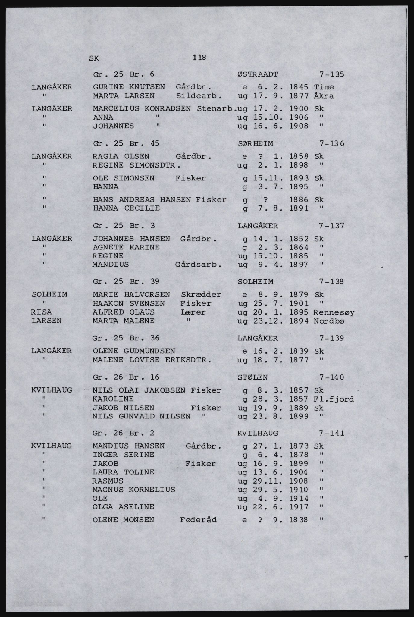 SAST, Avskrift av folketellingen 1920 for Karmøy, 1920, s. 132