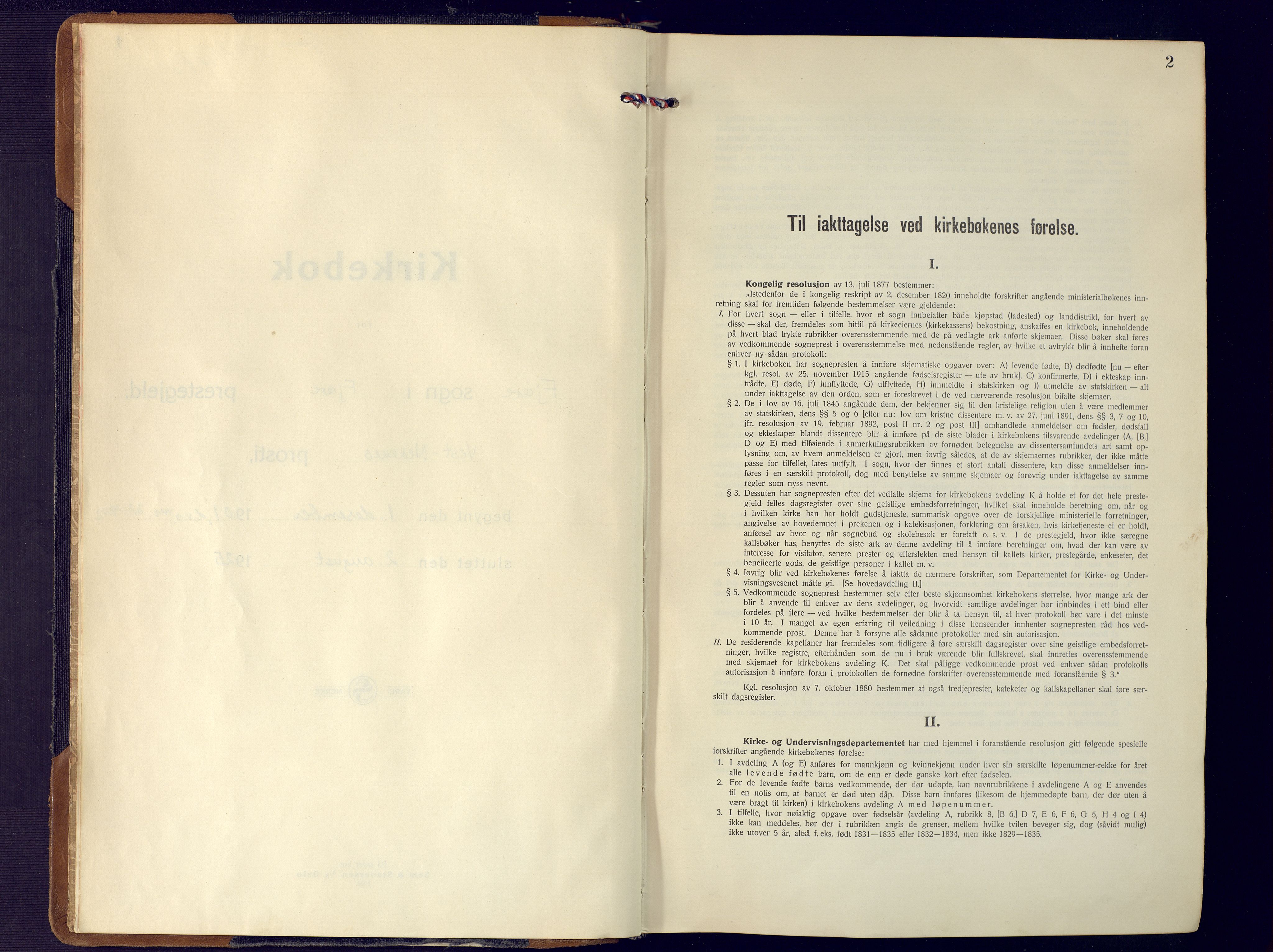 Fjære sokneprestkontor, SAK/1111-0011/F/Fa/L0004: Ministerialbok nr. A 4, 1902-1925, s. 2