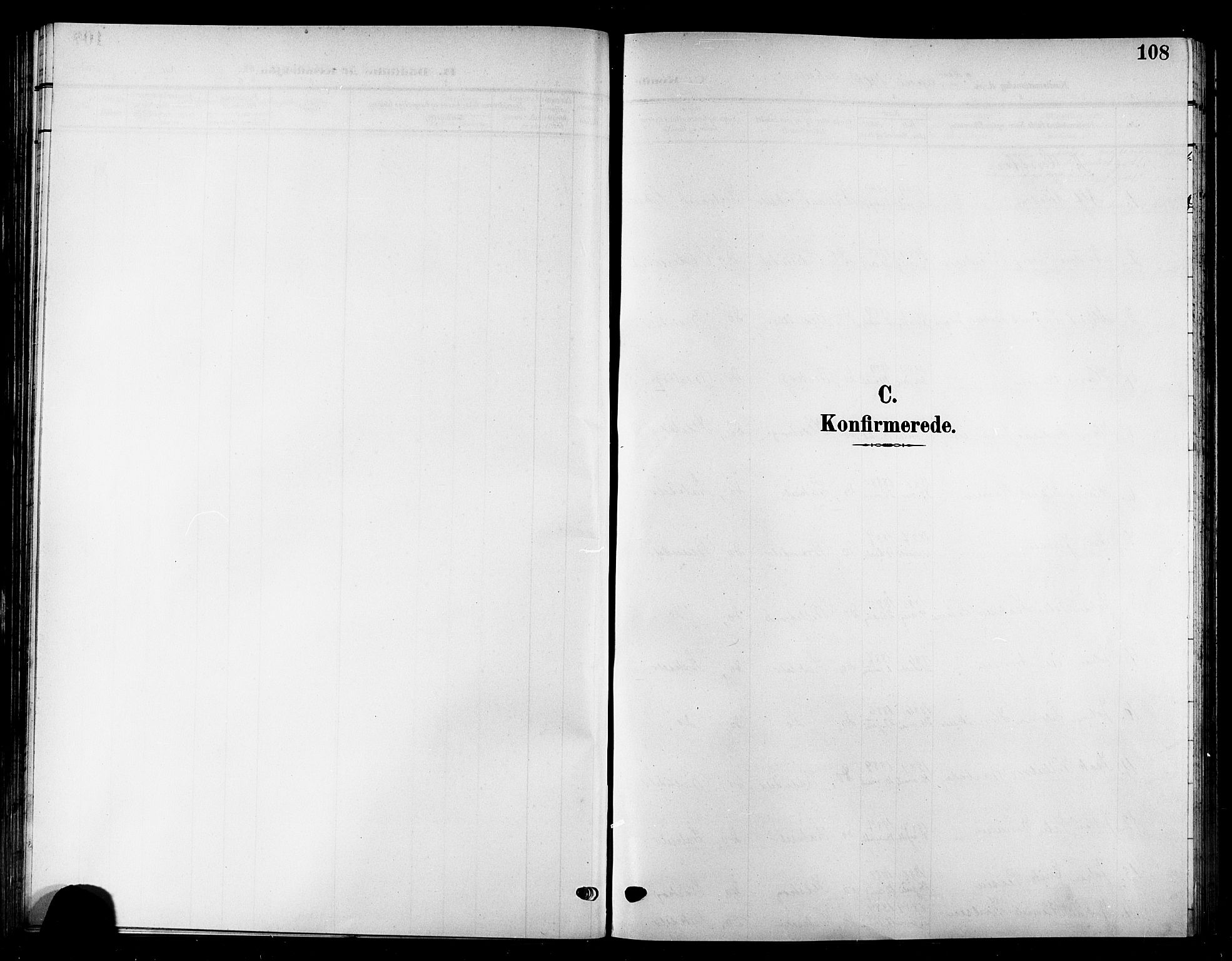 Kistrand/Porsanger sokneprestembete, SATØ/S-1351/H/Hb/L0006.klokk: Klokkerbok nr. 6, 1905-1917, s. 108
