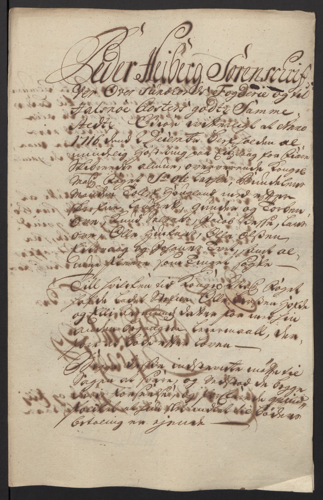 Rentekammeret inntil 1814, Reviderte regnskaper, Fogderegnskap, AV/RA-EA-4092/R48/L2992: Fogderegnskap Sunnhordland og Hardanger, 1716, s. 113