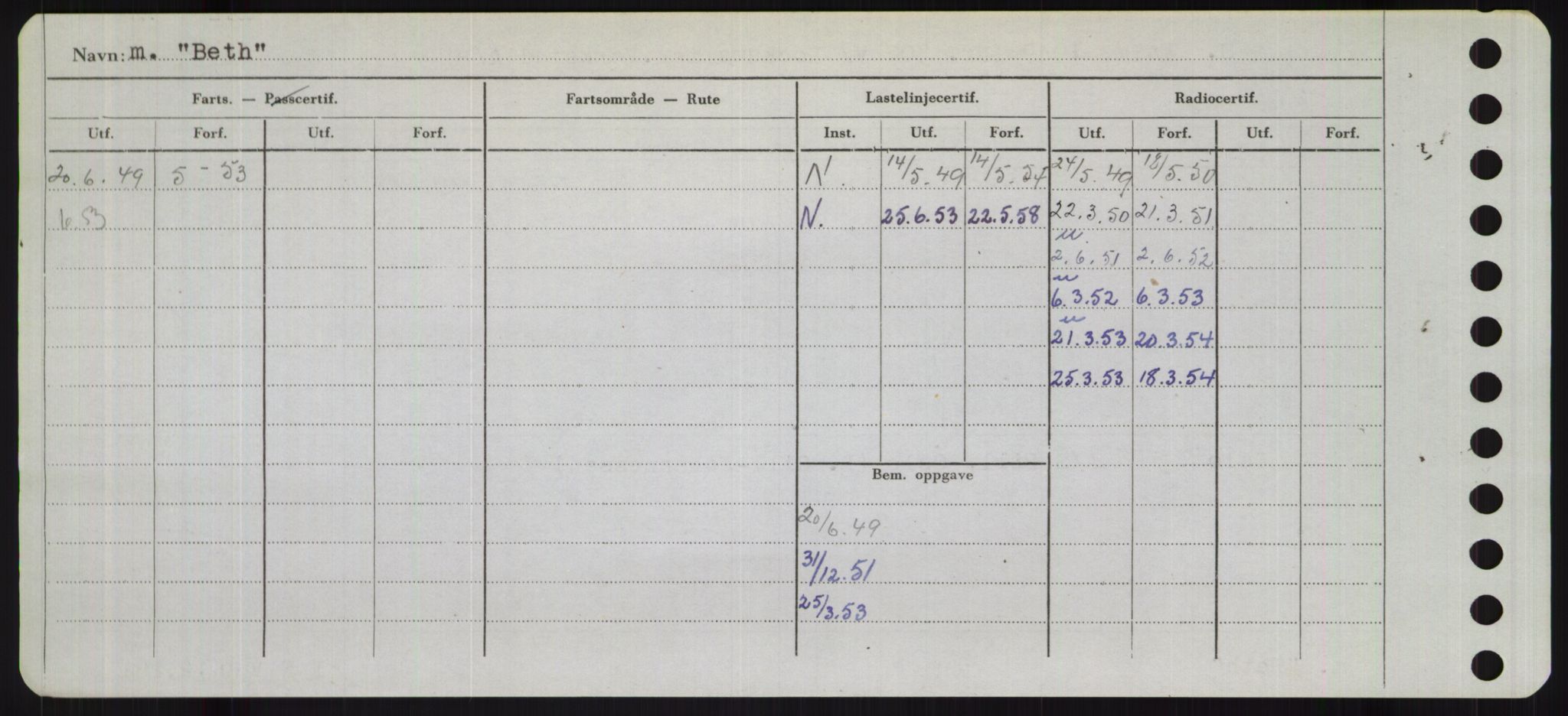 Sjøfartsdirektoratet med forløpere, Skipsmålingen, RA/S-1627/H/Hb/L0001: Fartøy, A-D, s. 248