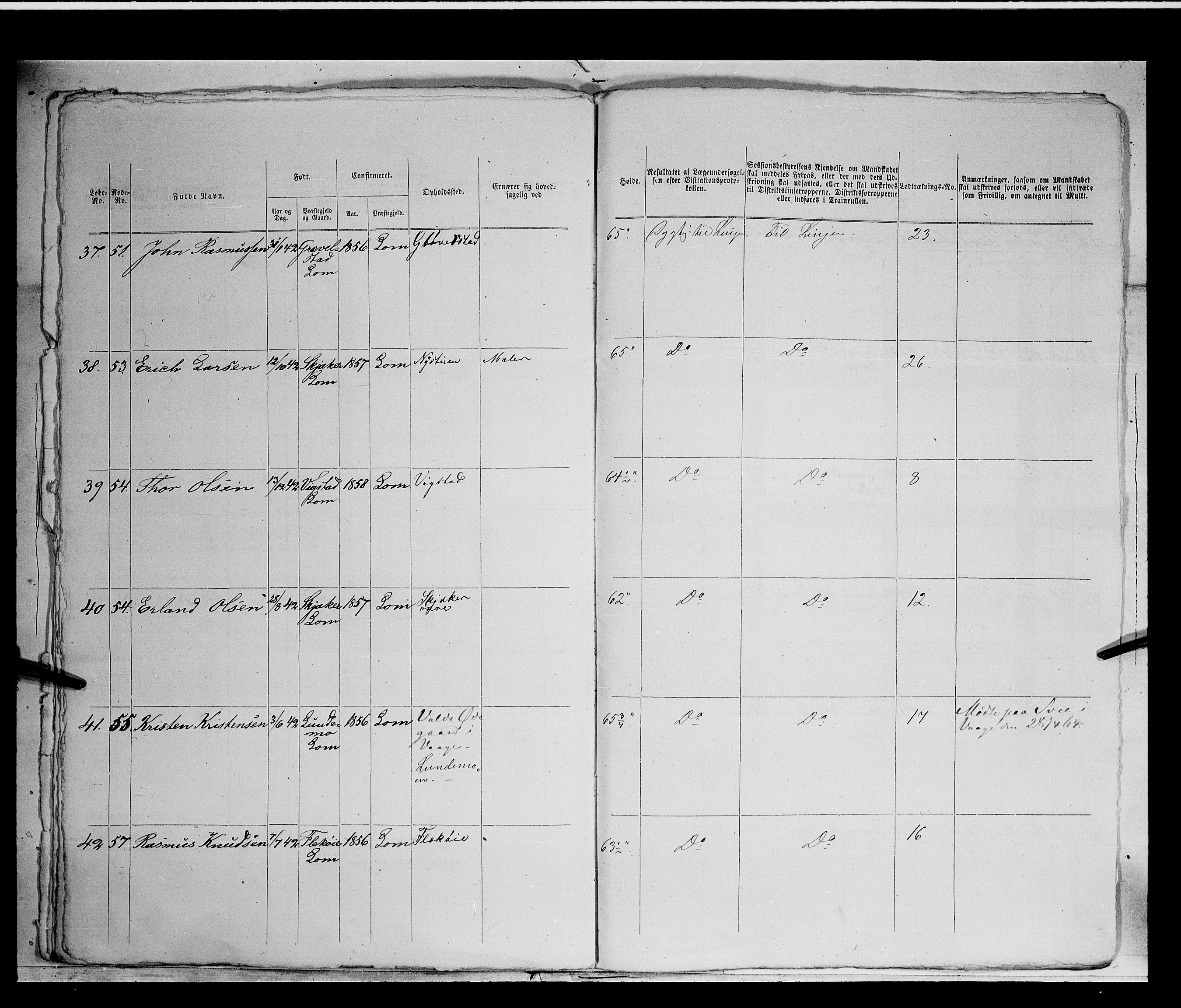 Fylkesmannen i Oppland, AV/SAH-FYO-002/1/K/Kg/L1175: Heidal, Sel, Vågå, Lom og Skjåk, 1860-1879, s. 218