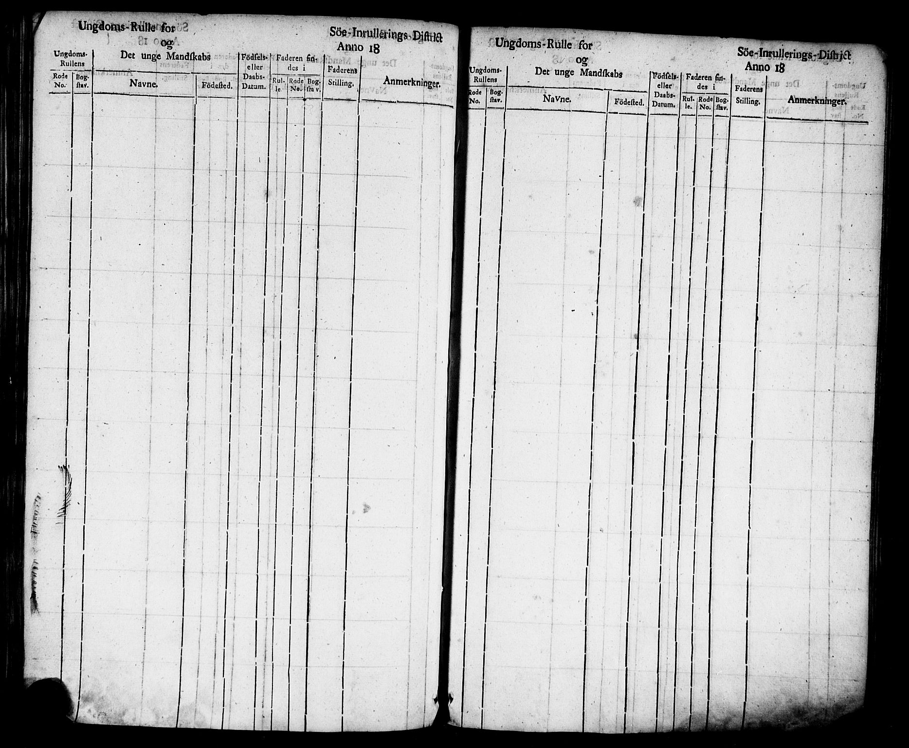 Kristiansand mønstringskrets, SAK/2031-0015/F/Fa/L0001: Ungdomsrulle Kristiansand by nr 1-3616, H-1, 1824-1851, s. 155