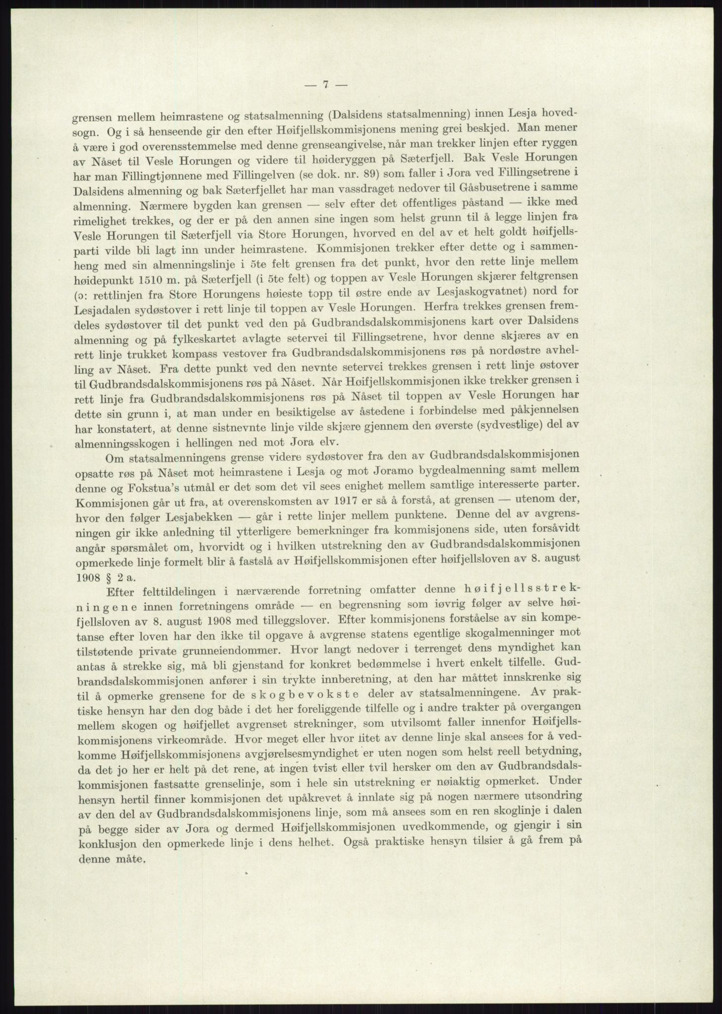 Høyfjellskommisjonen, AV/RA-S-1546/X/Xa/L0001: Nr. 1-33, 1909-1953, s. 3681