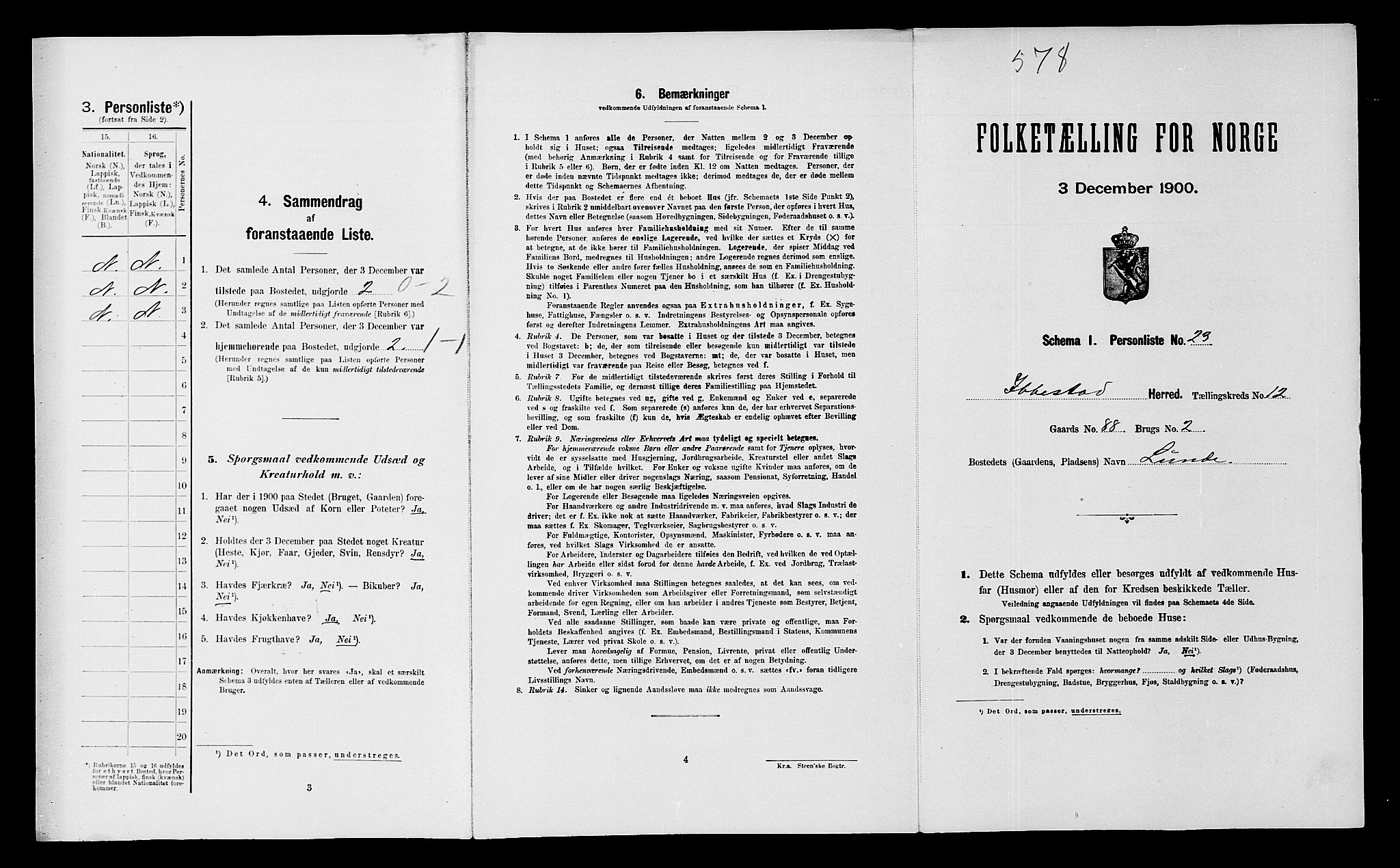 SATØ, Folketelling 1900 for 1917 Ibestad herred, 1900, s. 1549