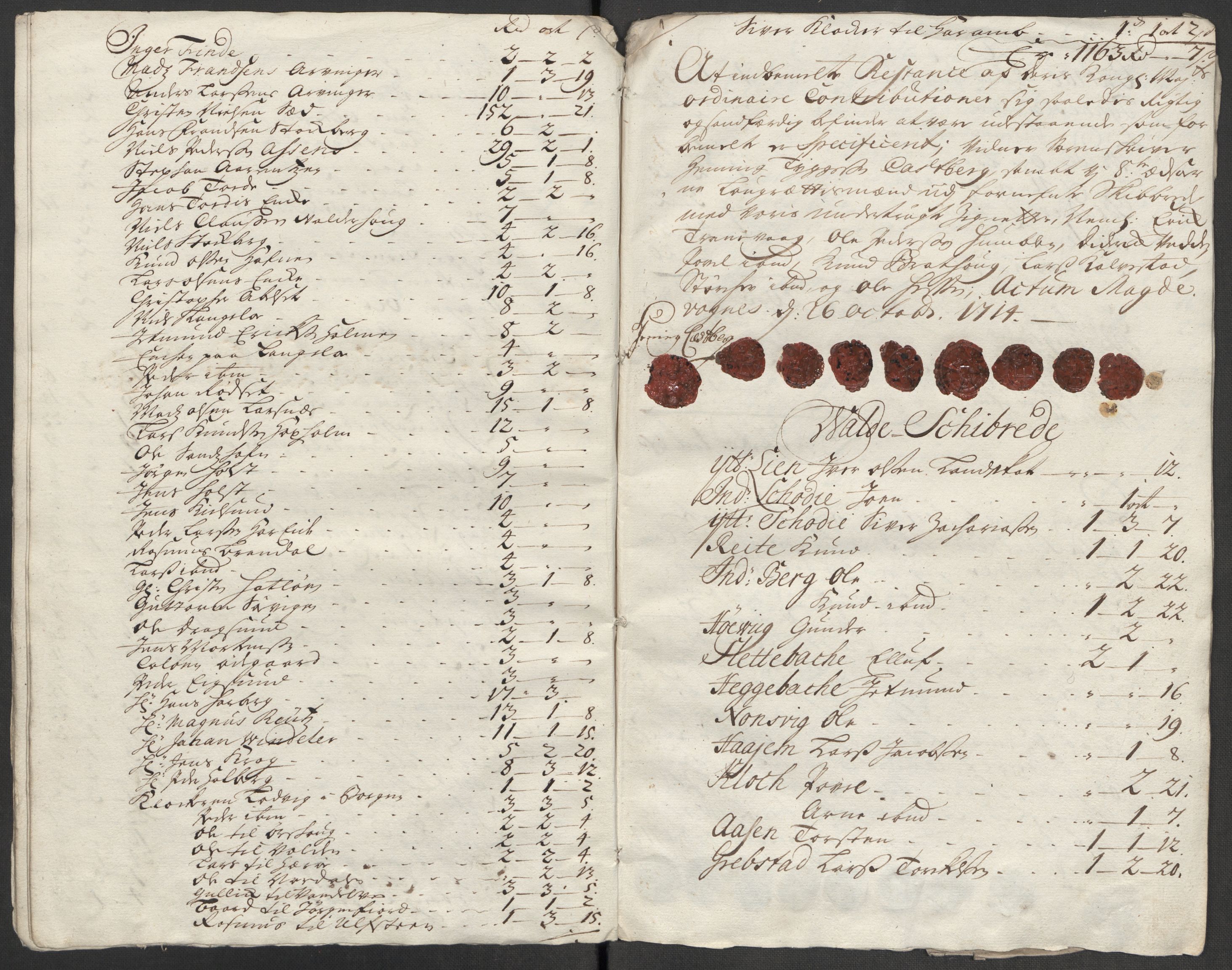 Rentekammeret inntil 1814, Reviderte regnskaper, Fogderegnskap, RA/EA-4092/R54/L3566: Fogderegnskap Sunnmøre, 1714, s. 271