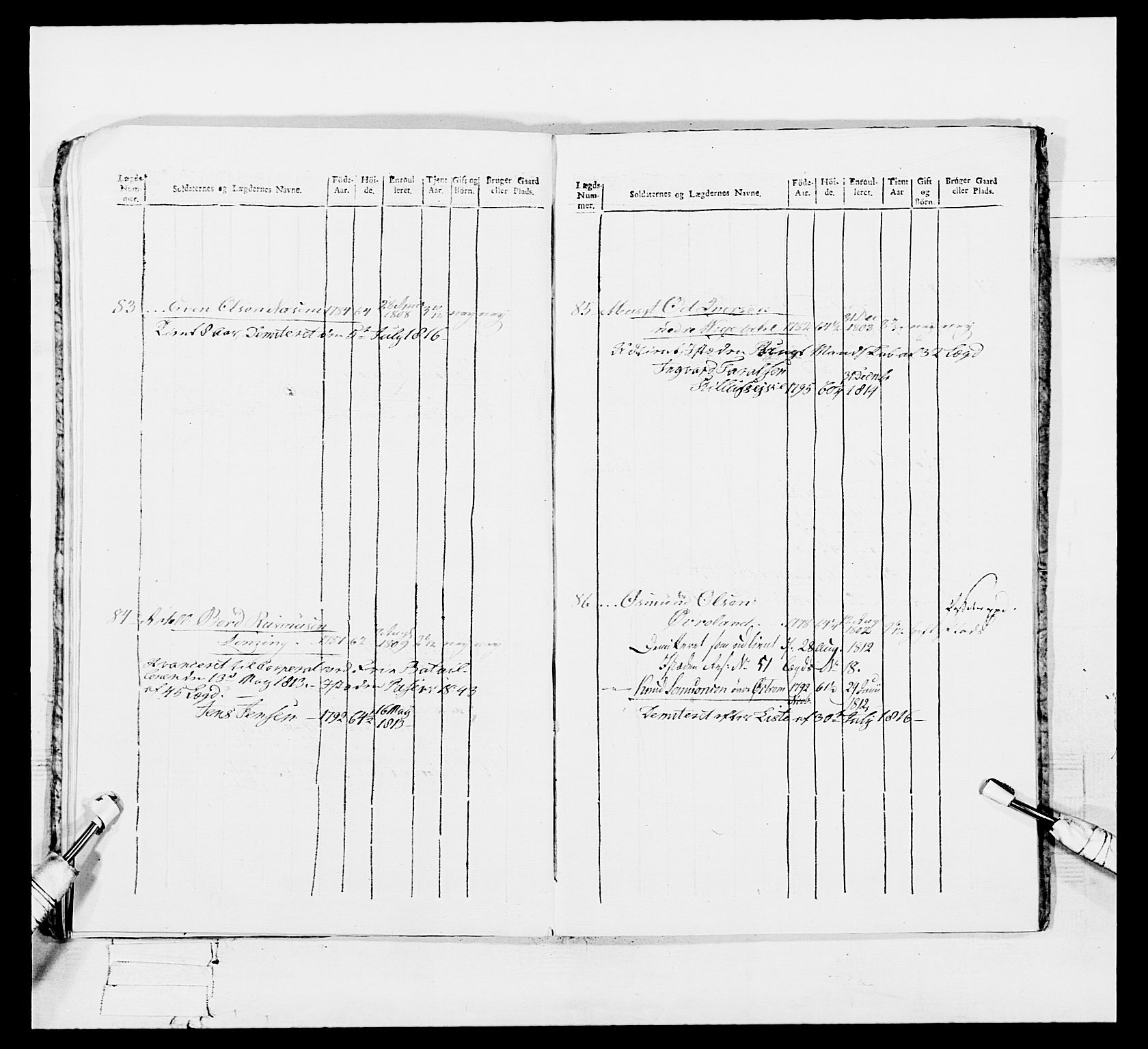 Generalitets- og kommissariatskollegiet, Det kongelige norske kommissariatskollegium, AV/RA-EA-5420/E/Eh/L0113: Vesterlenske nasjonale infanteriregiment, 1812, s. 563