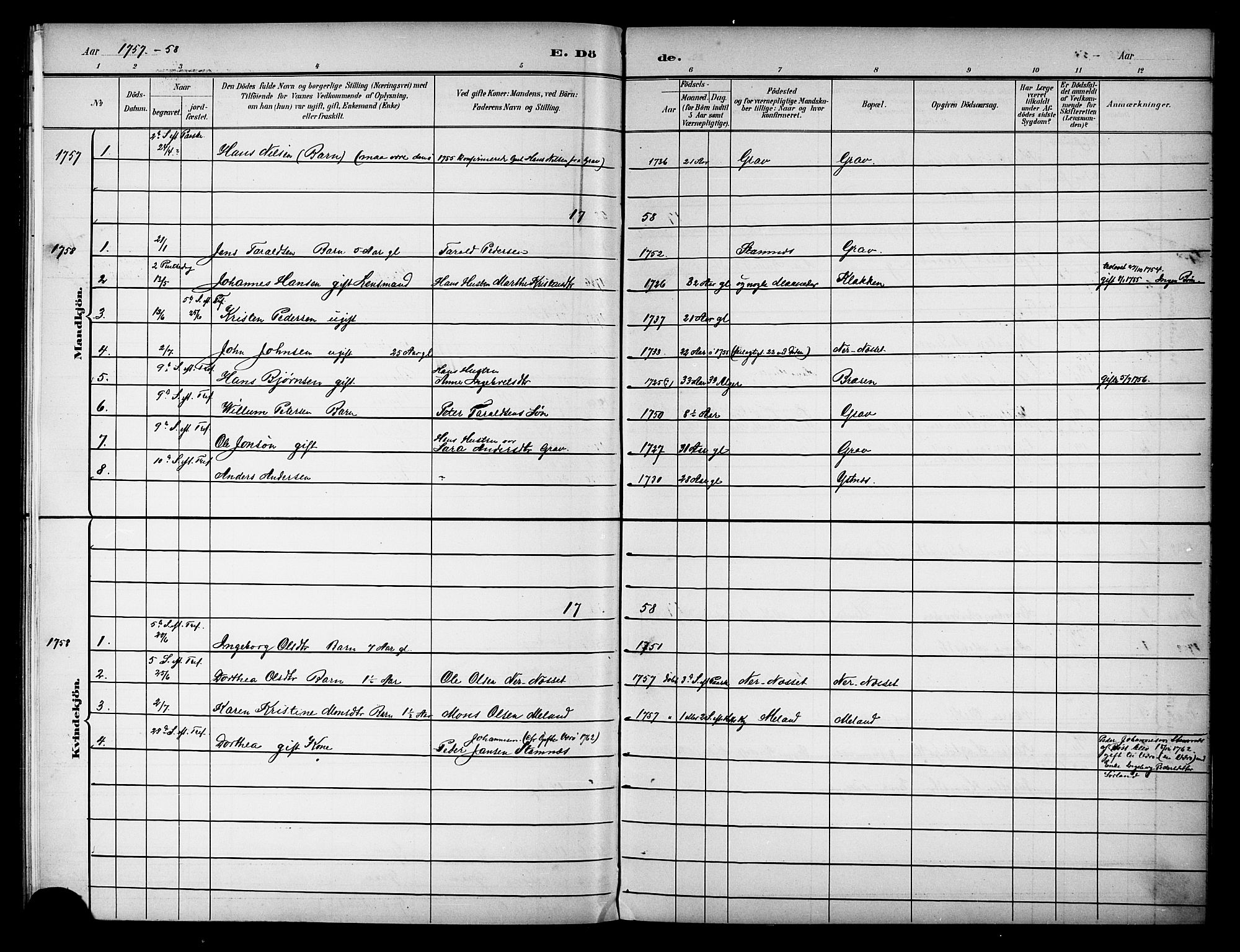 Ministerialprotokoller, klokkerbøker og fødselsregistre - Nordland, AV/SAT-A-1459/808/L0134: Kirkebokavskrift nr. 808D01, 1752-1801