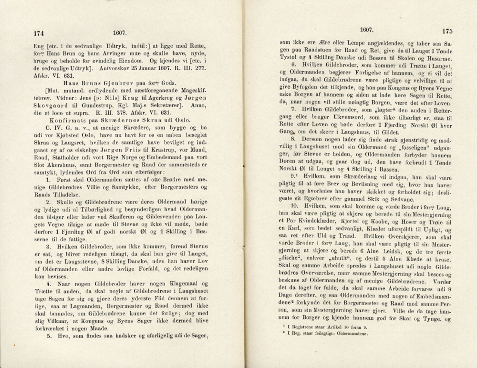 Publikasjoner utgitt av Det Norske Historiske Kildeskriftfond, PUBL/-/-/-: Norske Rigs-Registranter, bind 4, 1603-1618, s. 174-175