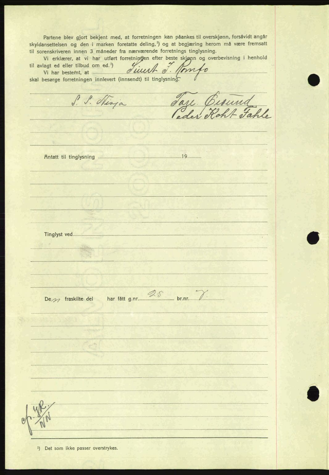 Nordmøre sorenskriveri, AV/SAT-A-4132/1/2/2Ca: Pantebok nr. A93, 1942-1942, Dagboknr: 2613/1942