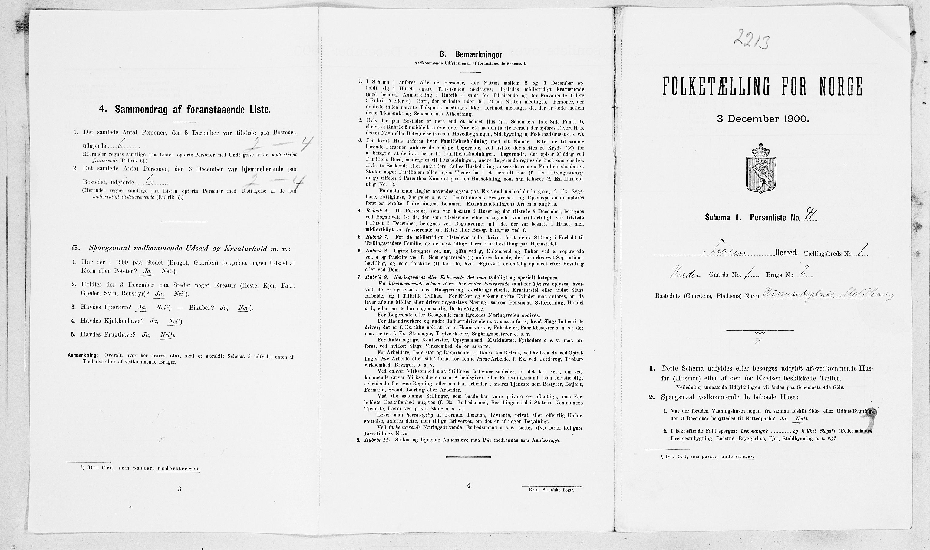 SAT, Folketelling 1900 for 1619 Frøya herred, 1900, s. 208